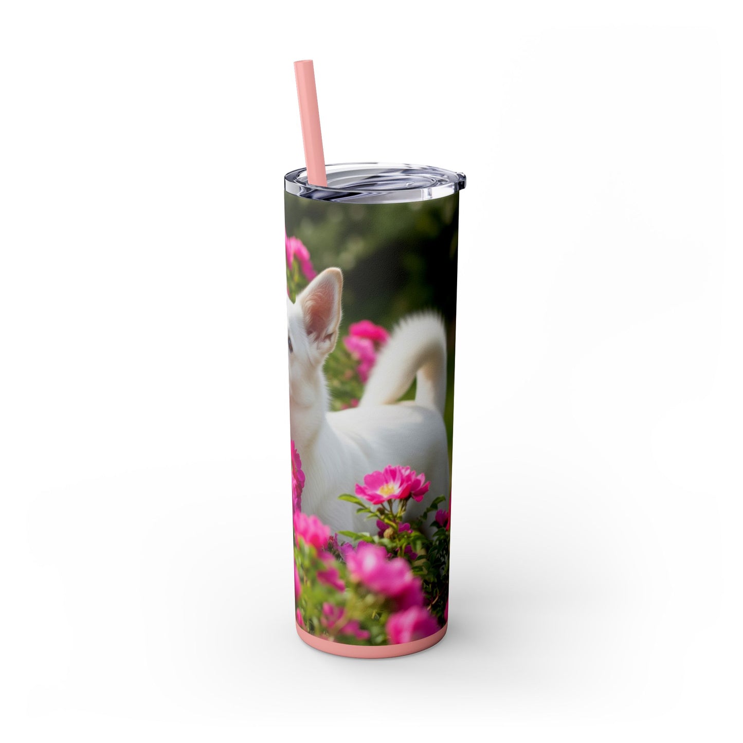 Norrbottenspets Skinny Tumbler with Straw, 20oz