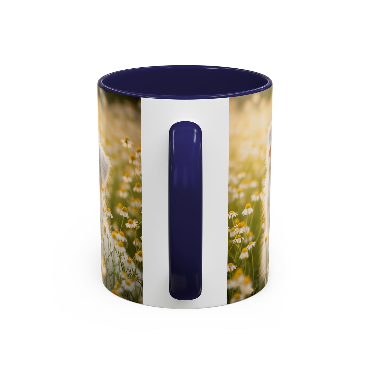 Russkaya Tsvetnaya Bolonka Accent Coffee Mug - Perfect Gift for Dog Lovers
