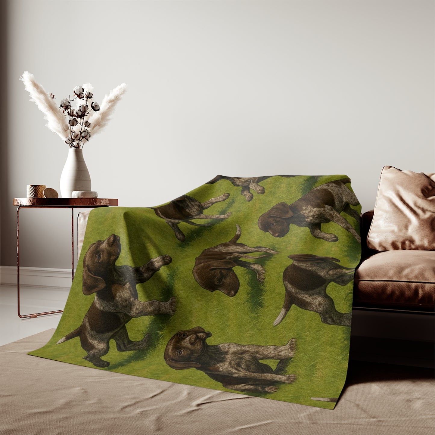 German Shorthaired Pointer puppies Sweatshirt Blanket