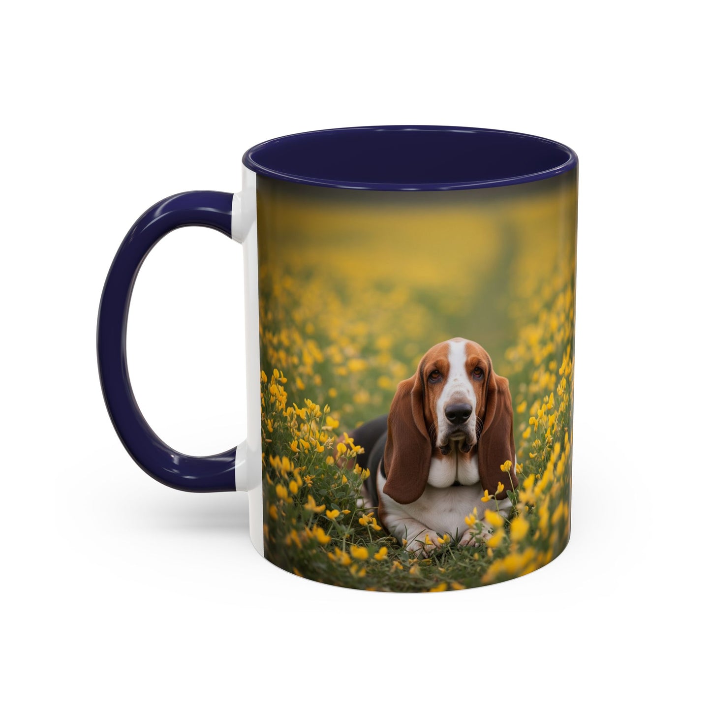 Basset Hound Accent Coffee Mug - Perfect Gift for Dog Lovers