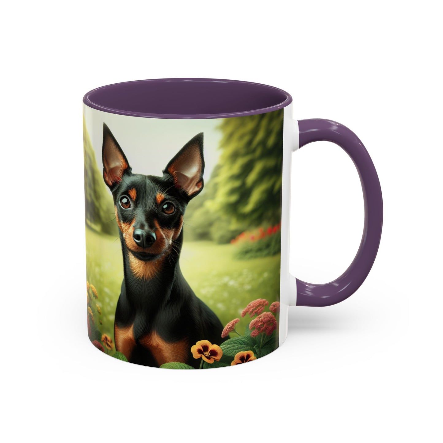 Manchester Terrier Accent Coffee Mug - Perfect Gift for Dog Lovers