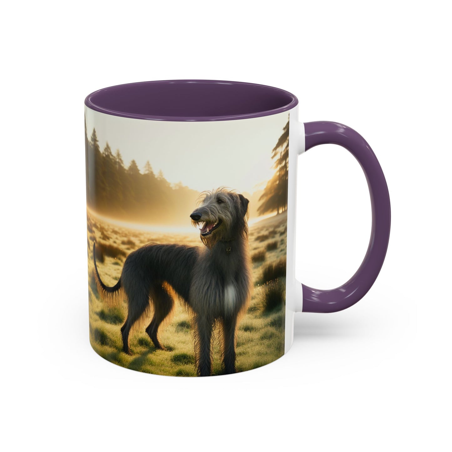Scottish Deerhound Accent Coffee Mug - Perfect Gift for Dog Lovers