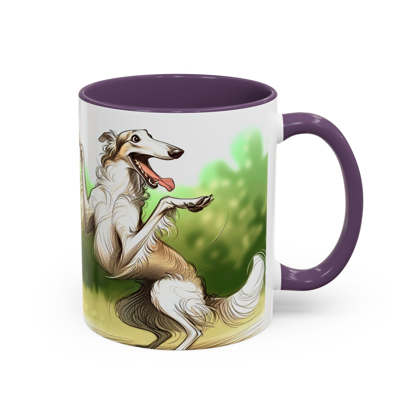 Borzoi Accent Coffee Mug - Perfect Gift for Dog Lovers