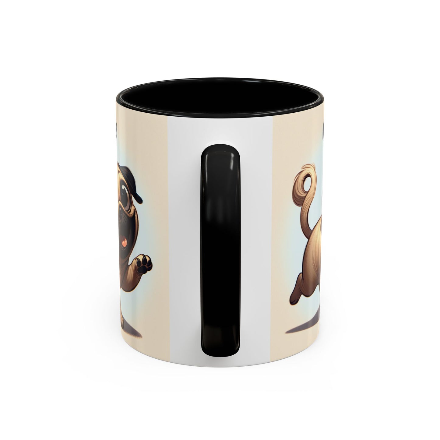 Pug Accent Coffee Mug - Perfect Gift for Dog Lovers
