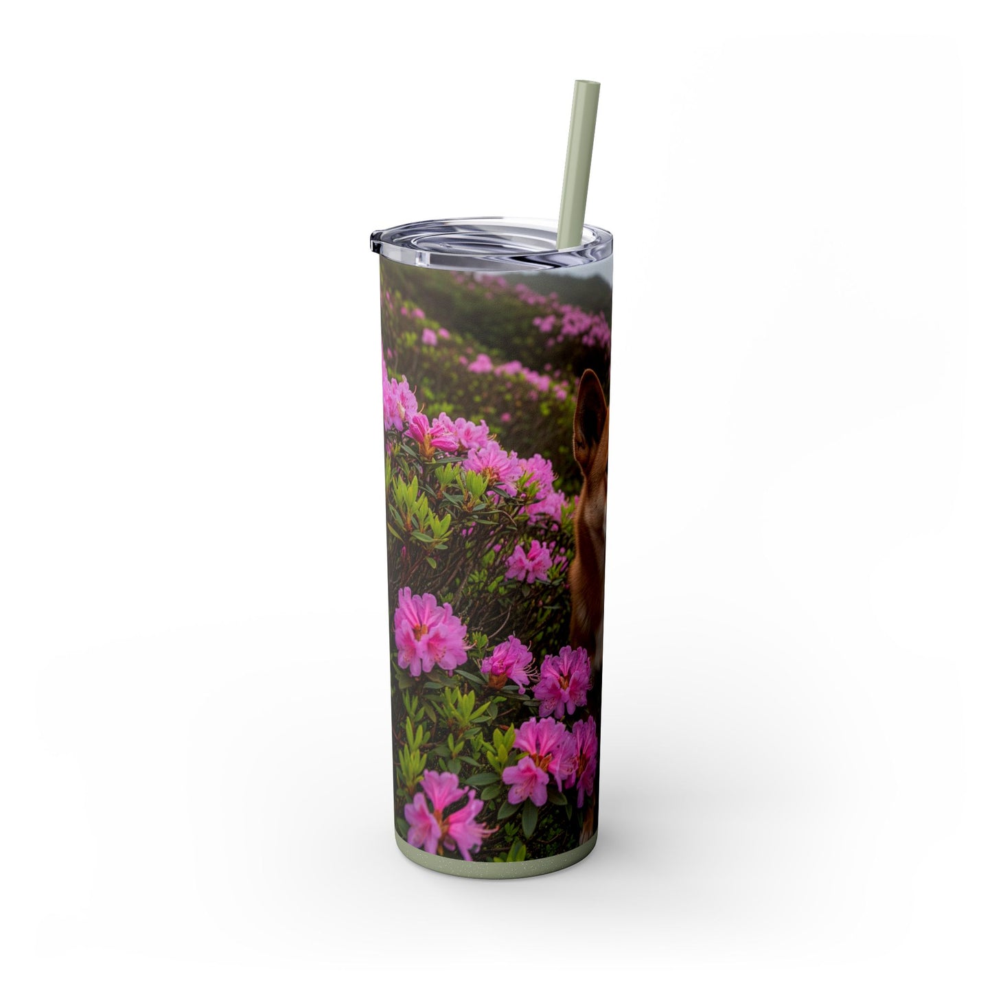 Taiwan Dog Tumbler with Straw, 20oz