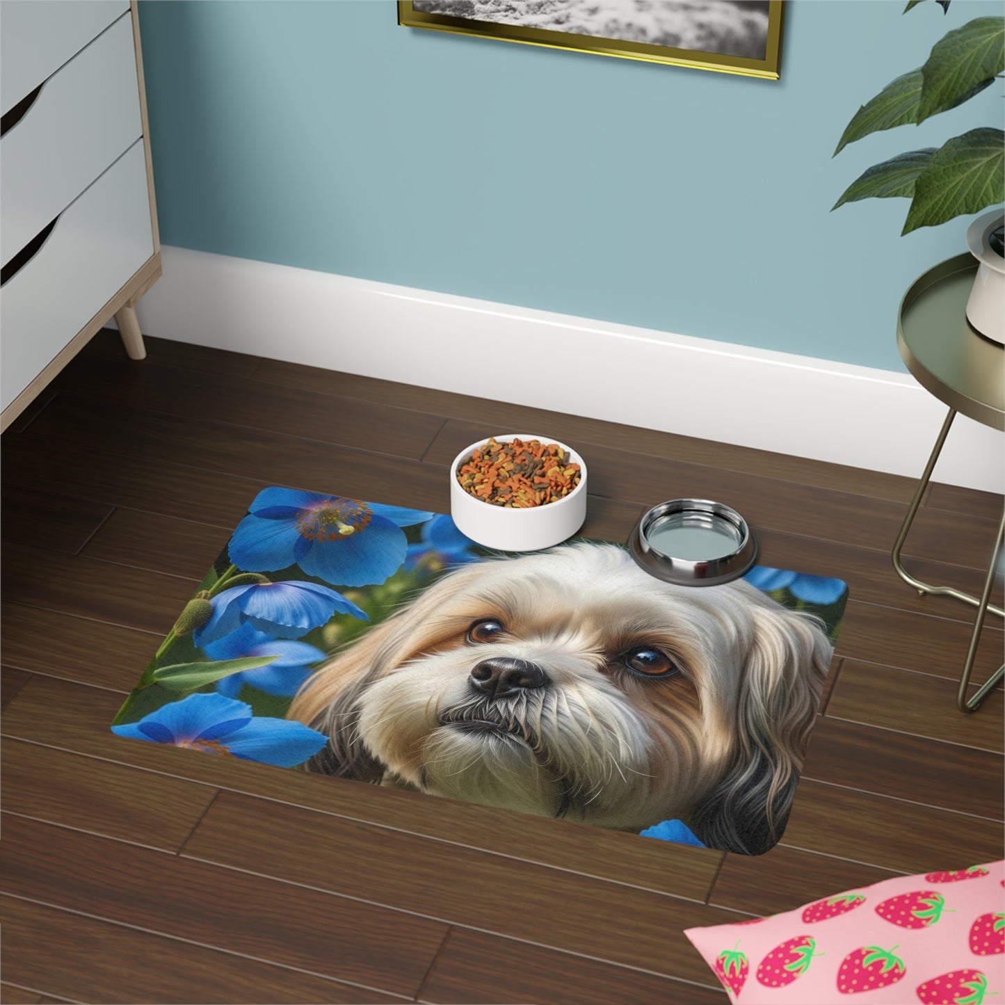 Pet Food Mat (12x18) - Lhasalier