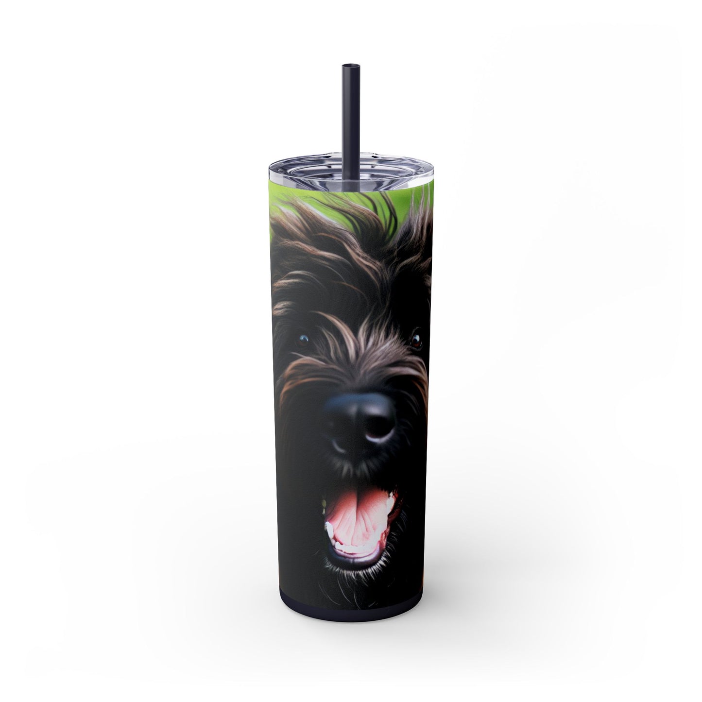 Bouvier des Ardennes Tumbler with Straw, 20oz