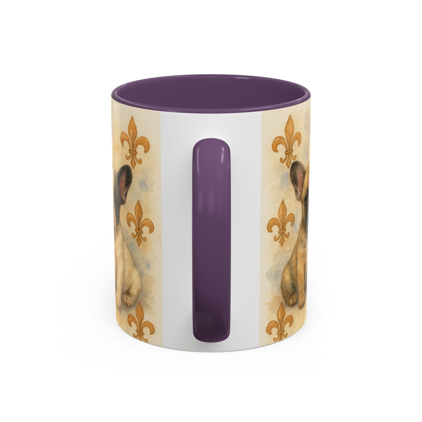 French Bulldog puppies Accent Coffee Mug - Perfect Gift for Dog Lovers