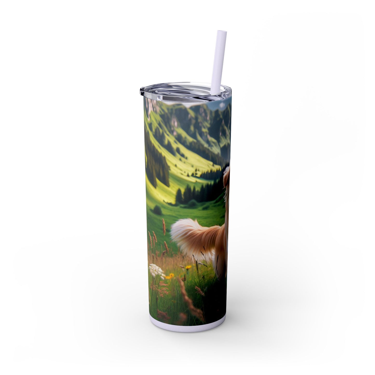 Romanian Carpathian Shepherd Tumbler with Straw, 20oz