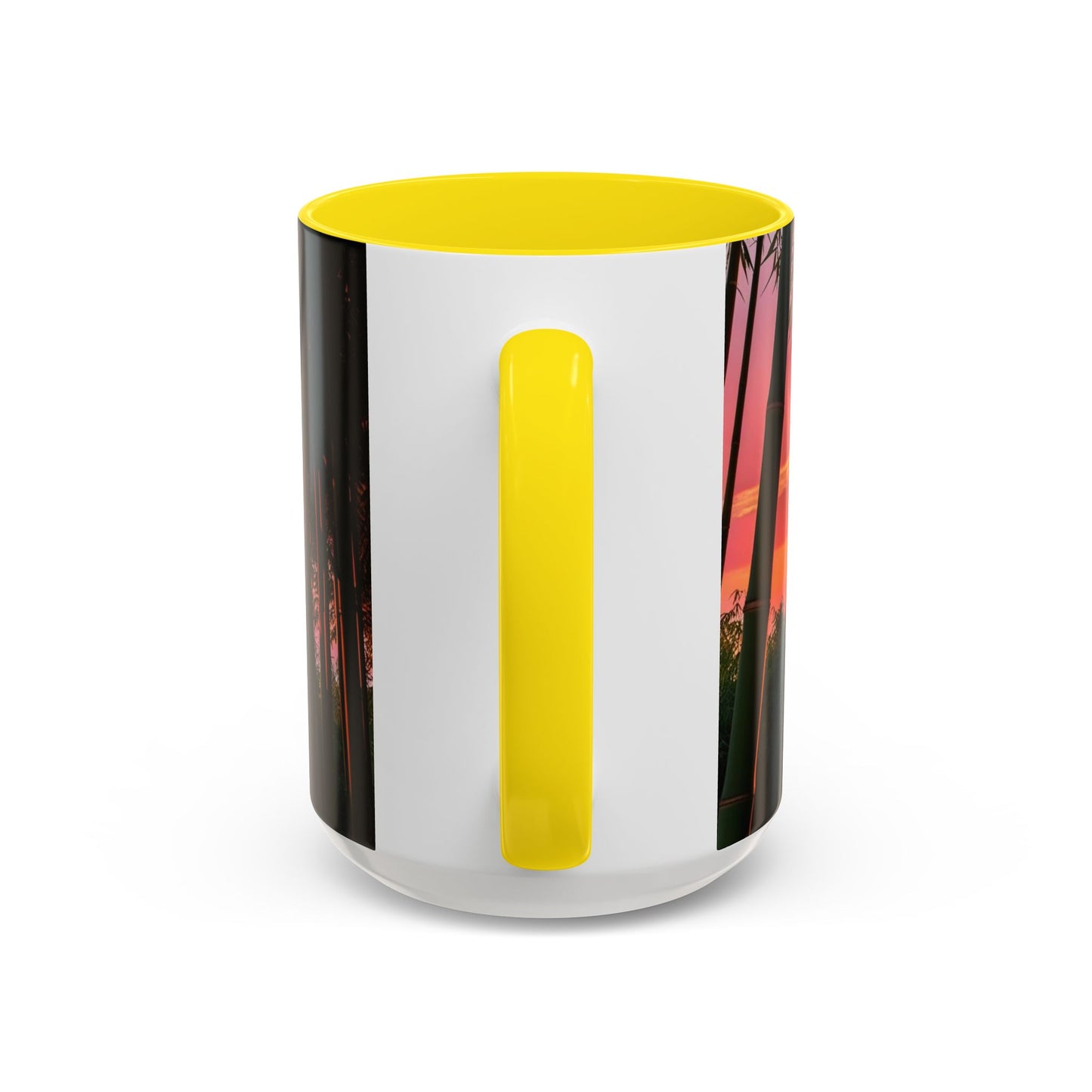 Bamboo Forest Sunrise Accent Coffee Mug - Perfect Gift for Dog Lovers