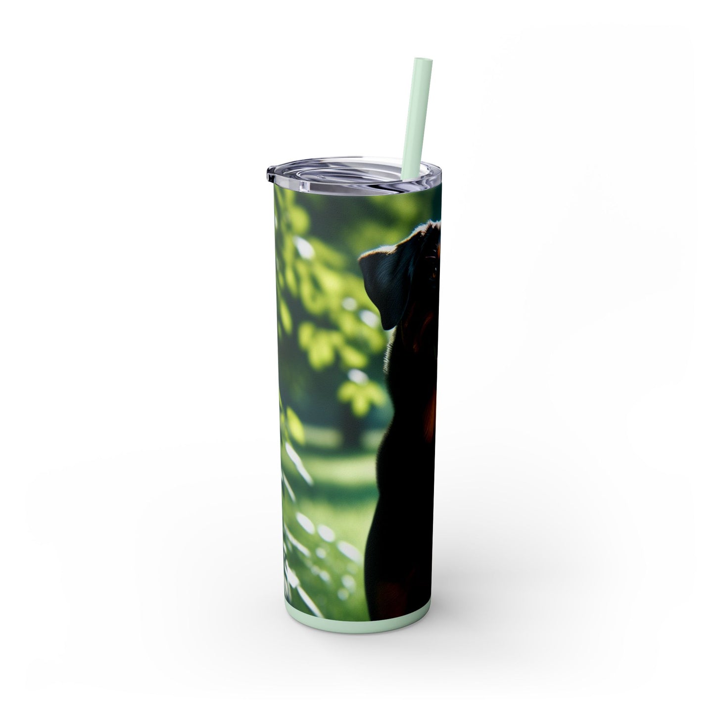 Beauceron Tumbler with Straw, 20oz