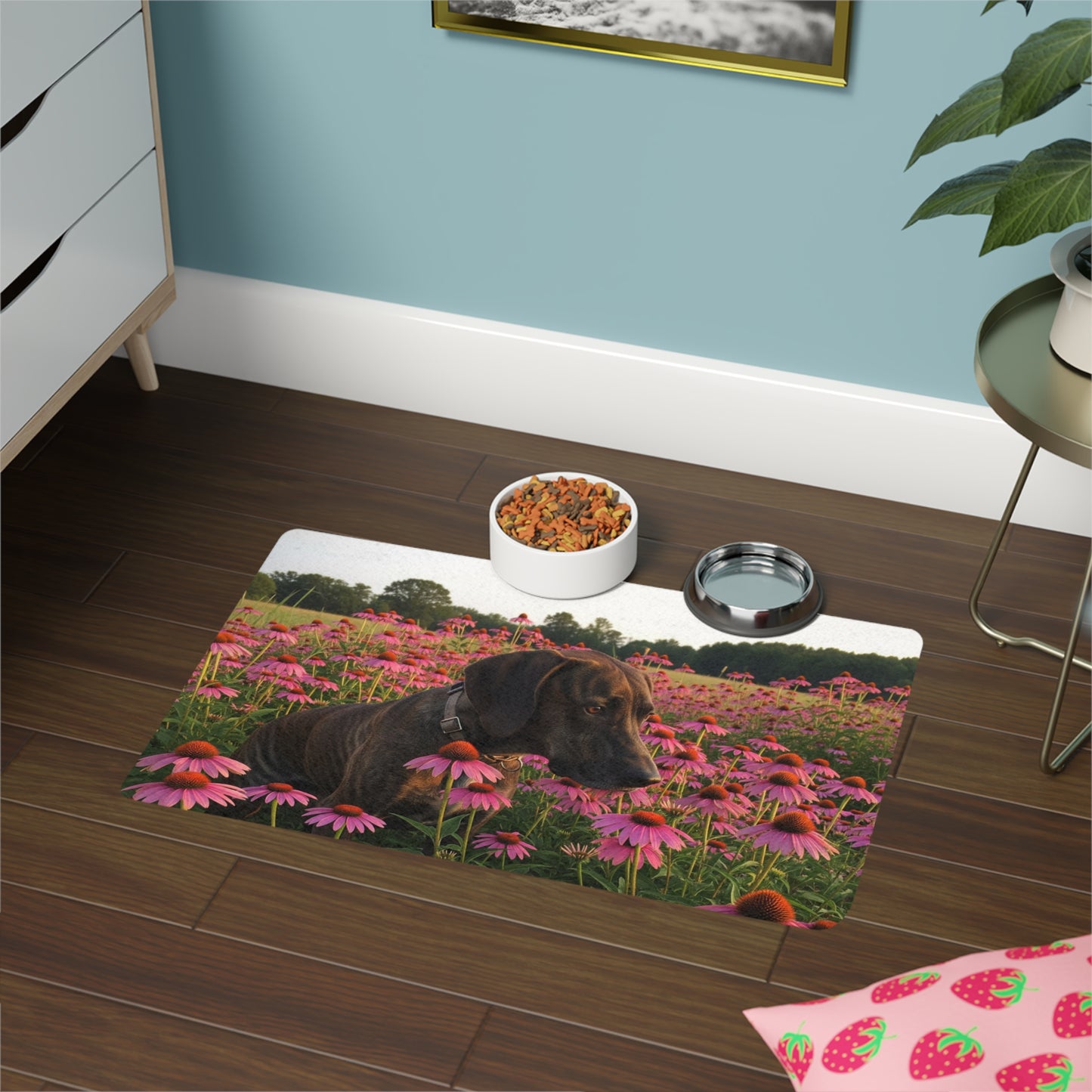 Pet Food Mat (12x18) - Treeing Tennessee Brindle