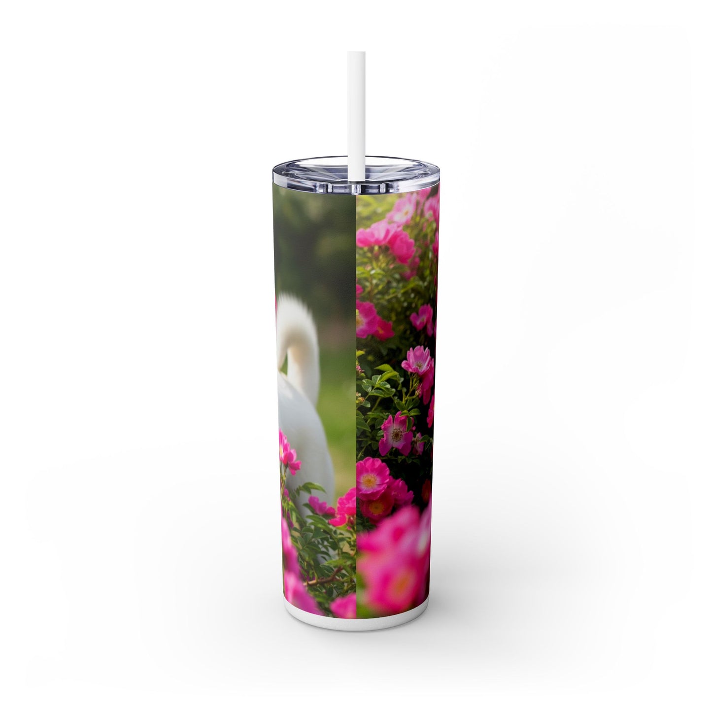 Norrbottenspets Skinny Tumbler with Straw, 20oz