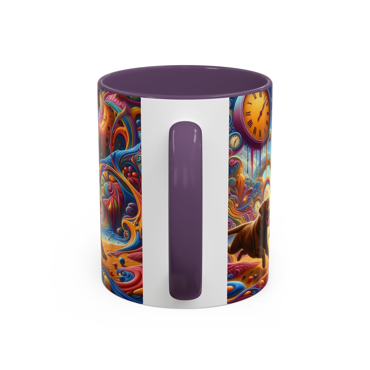 Chocolate Labrador Accent Coffee Mug - Perfect Gift for Dog Lovers