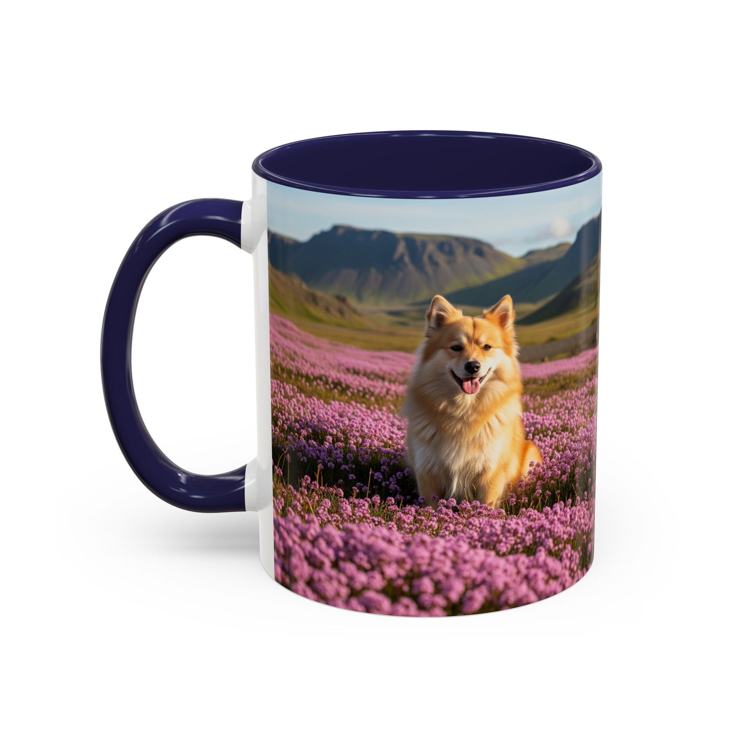 Icelandic Sheepdog Accent Coffee Mug - Perfect Gift for Dog Lovers