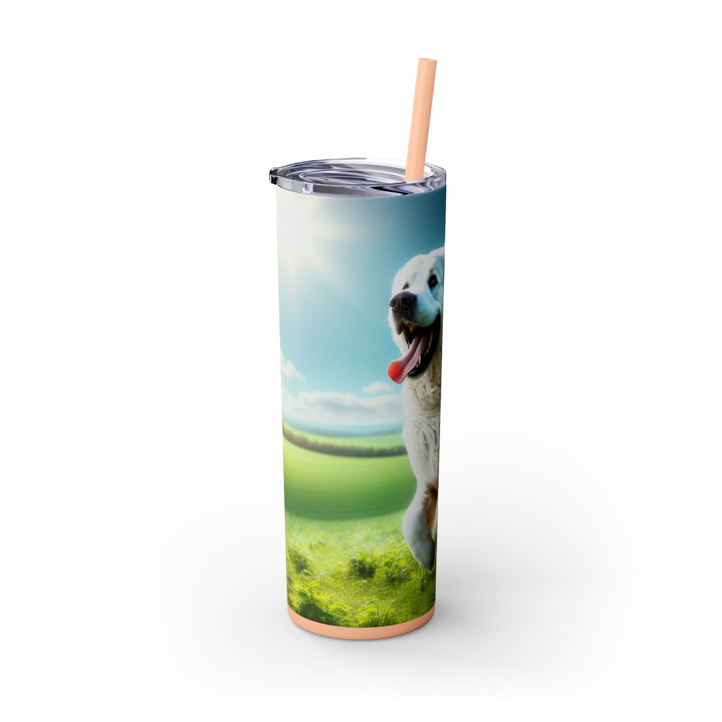 Kuvasz Tumbler with Straw, 20oz