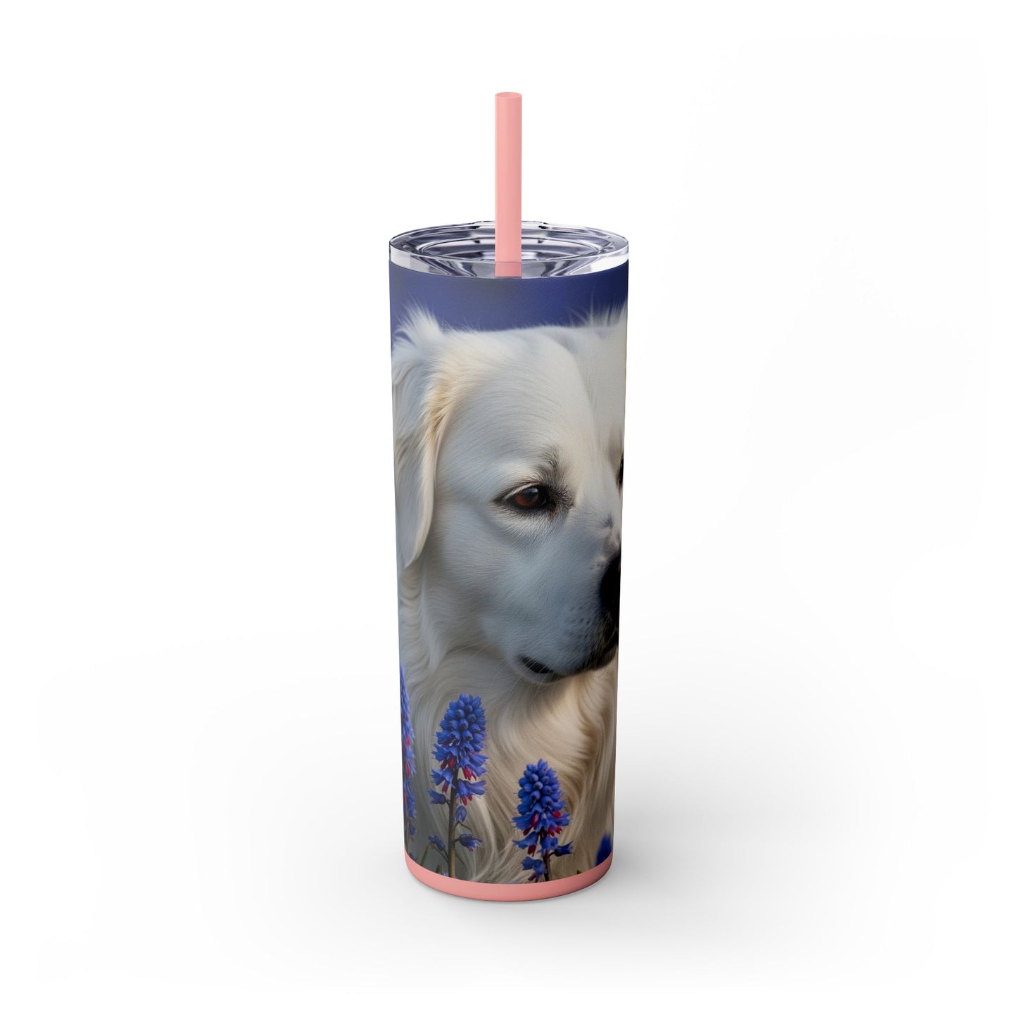 Portuguese Sheepdog Tumbler with Straw, 20oz