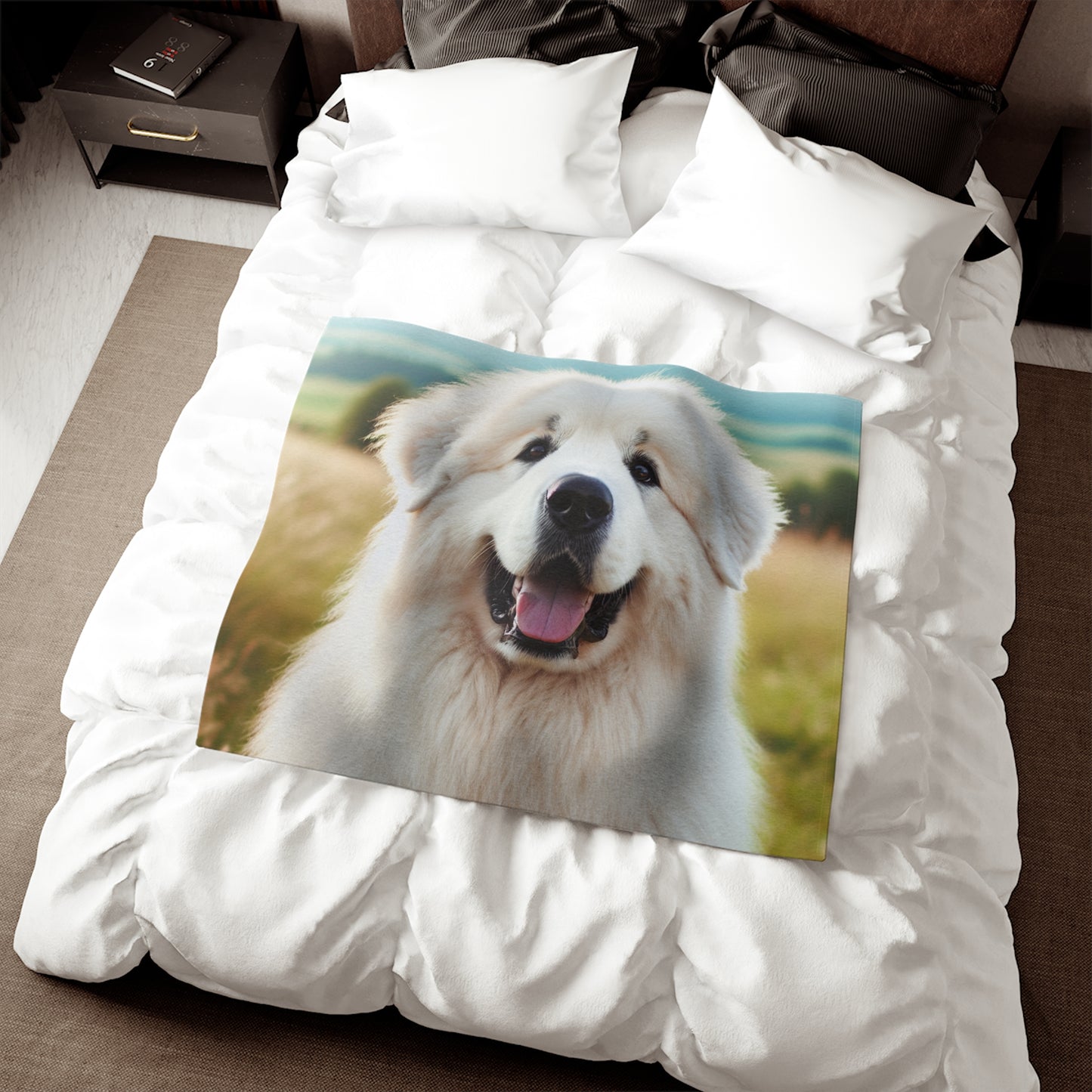Great Pyrenees Sweatshirt Blanket
