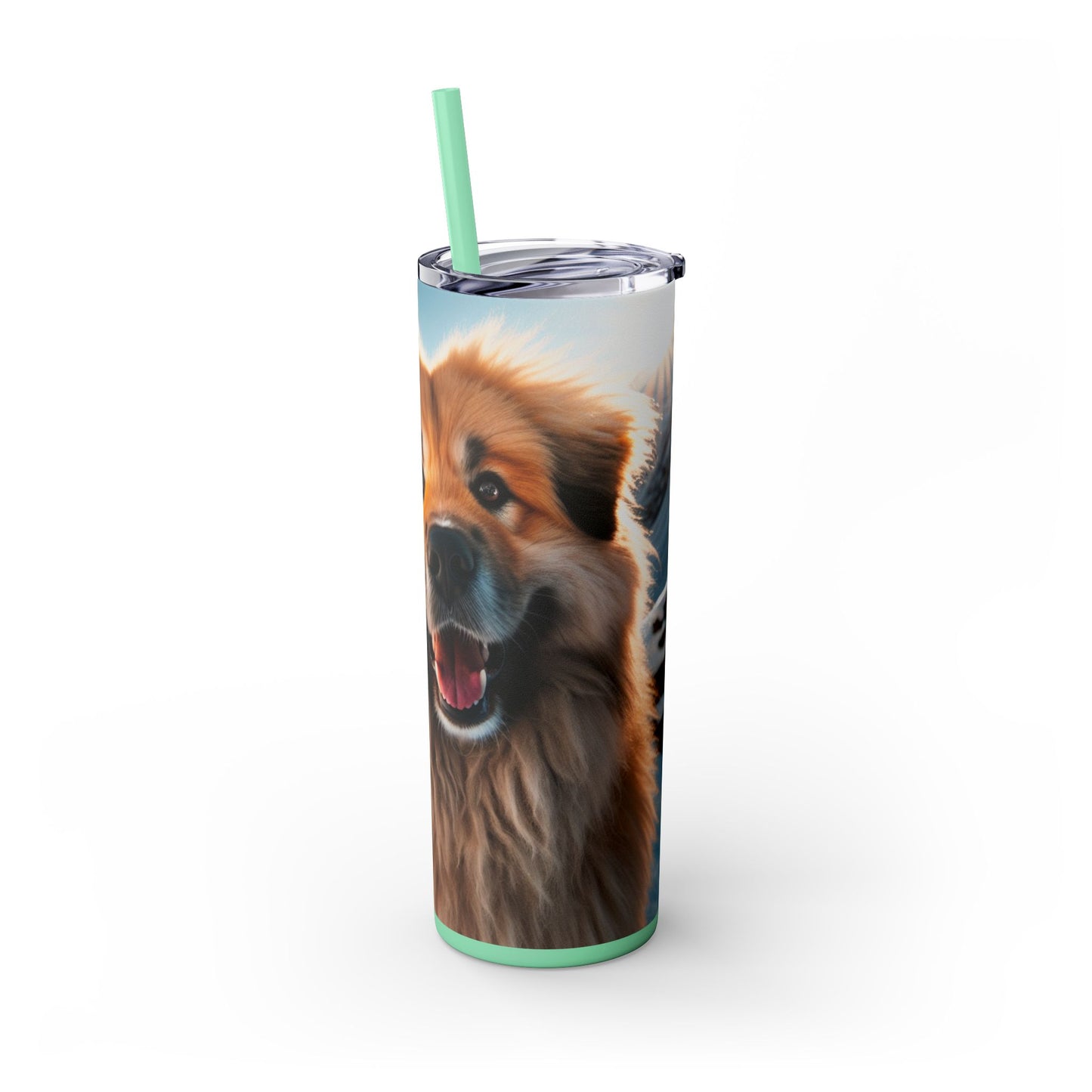 Himalayan Sheepdog Tumbler with Straw, 20oz