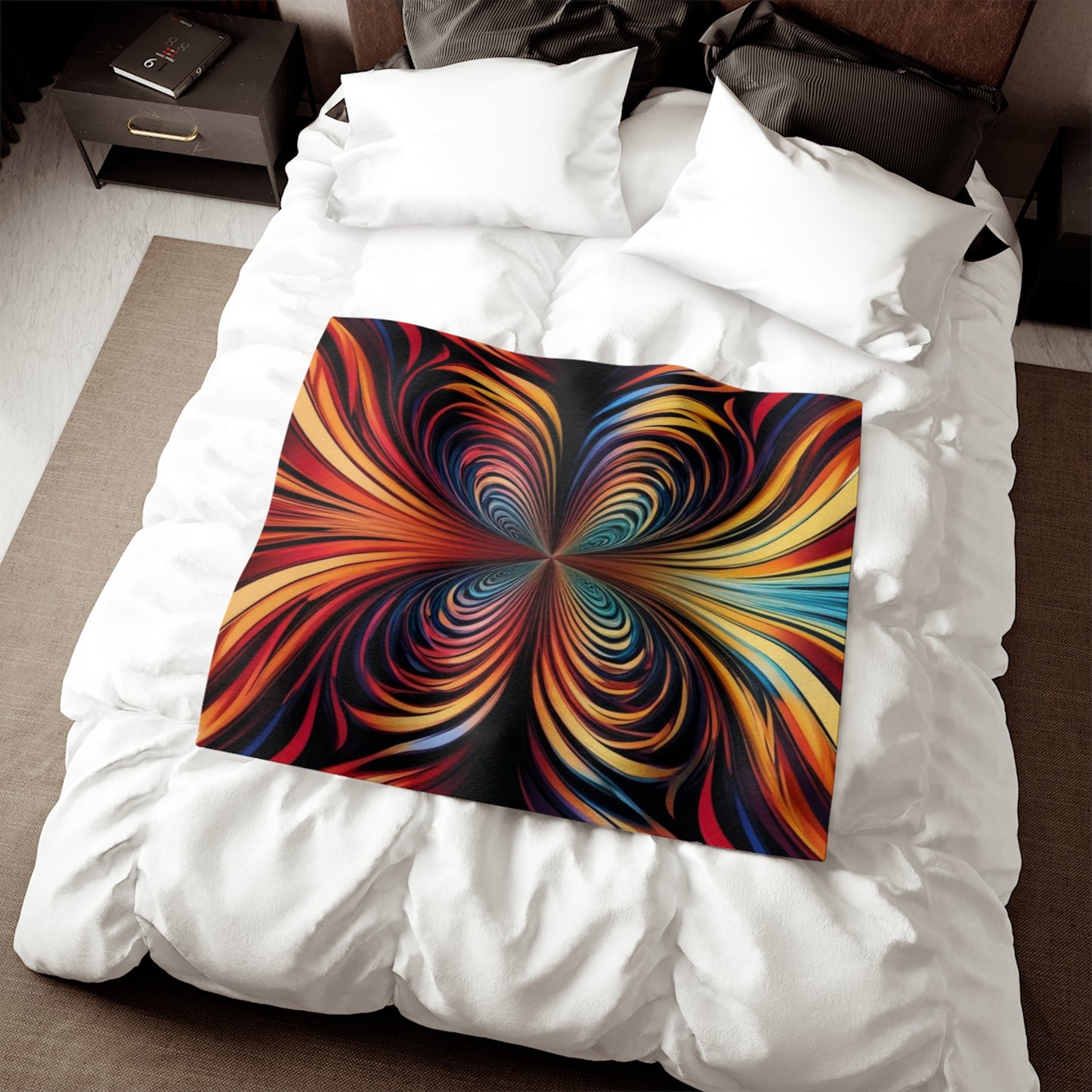 Optical Illusion Sweatshirt Blanket