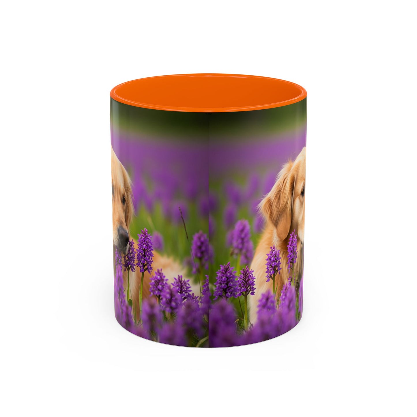Golden Retriever Accent Coffee Mug - Perfect Gift for Dog Lovers