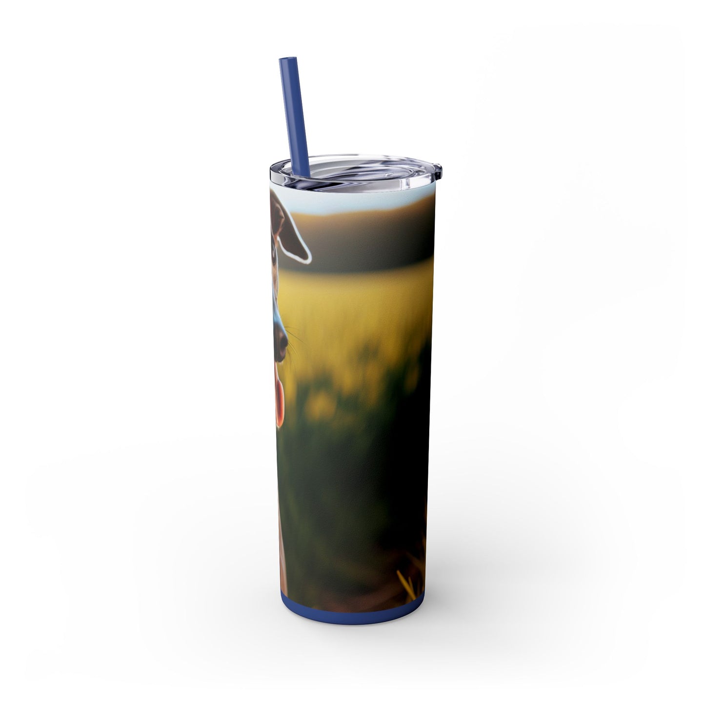 Greyhound Tumbler with Straw, 20oz