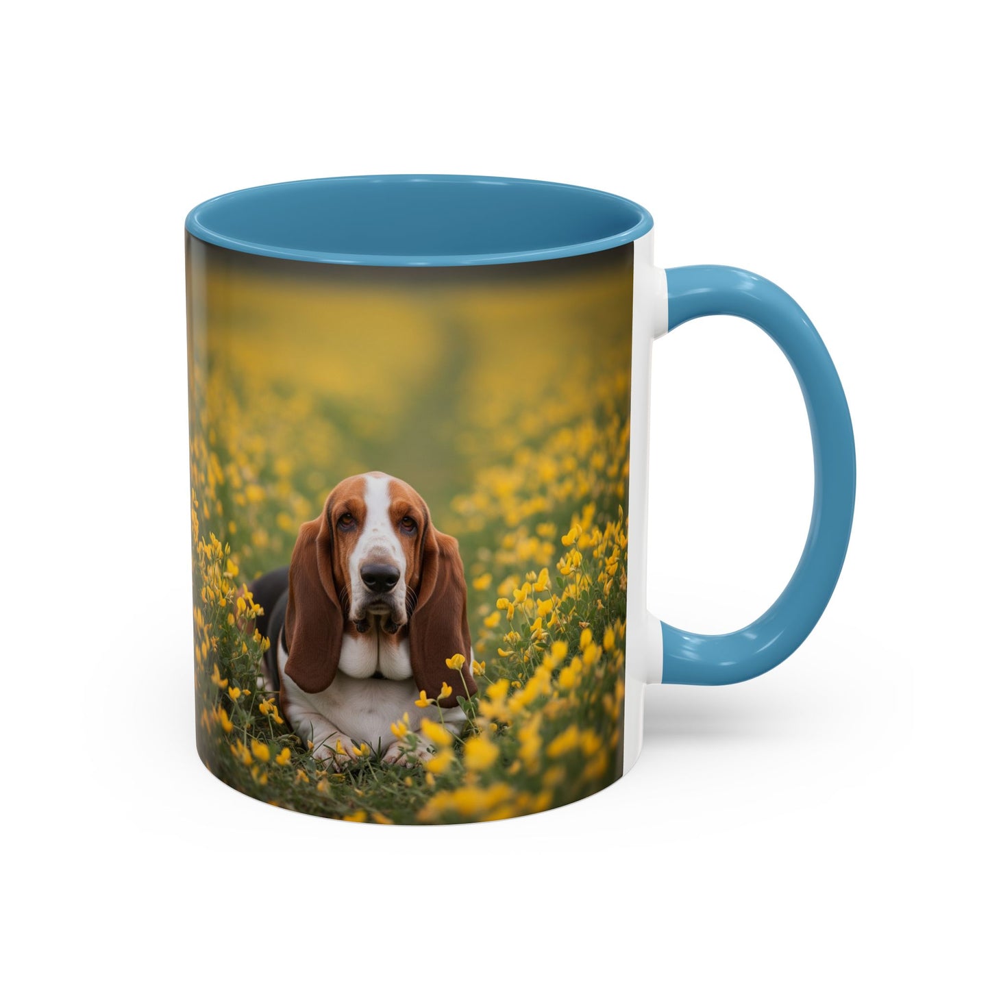 Basset Hound Accent Coffee Mug - Perfect Gift for Dog Lovers