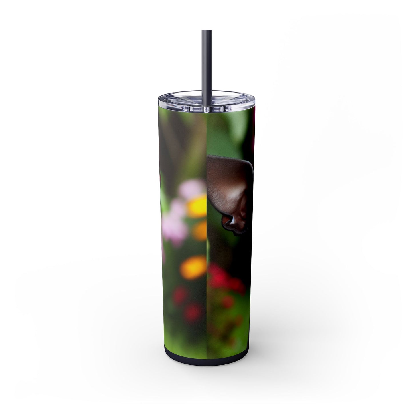 Peruvian Hairless Dog Skinny Tumbler with Straw, 20oz