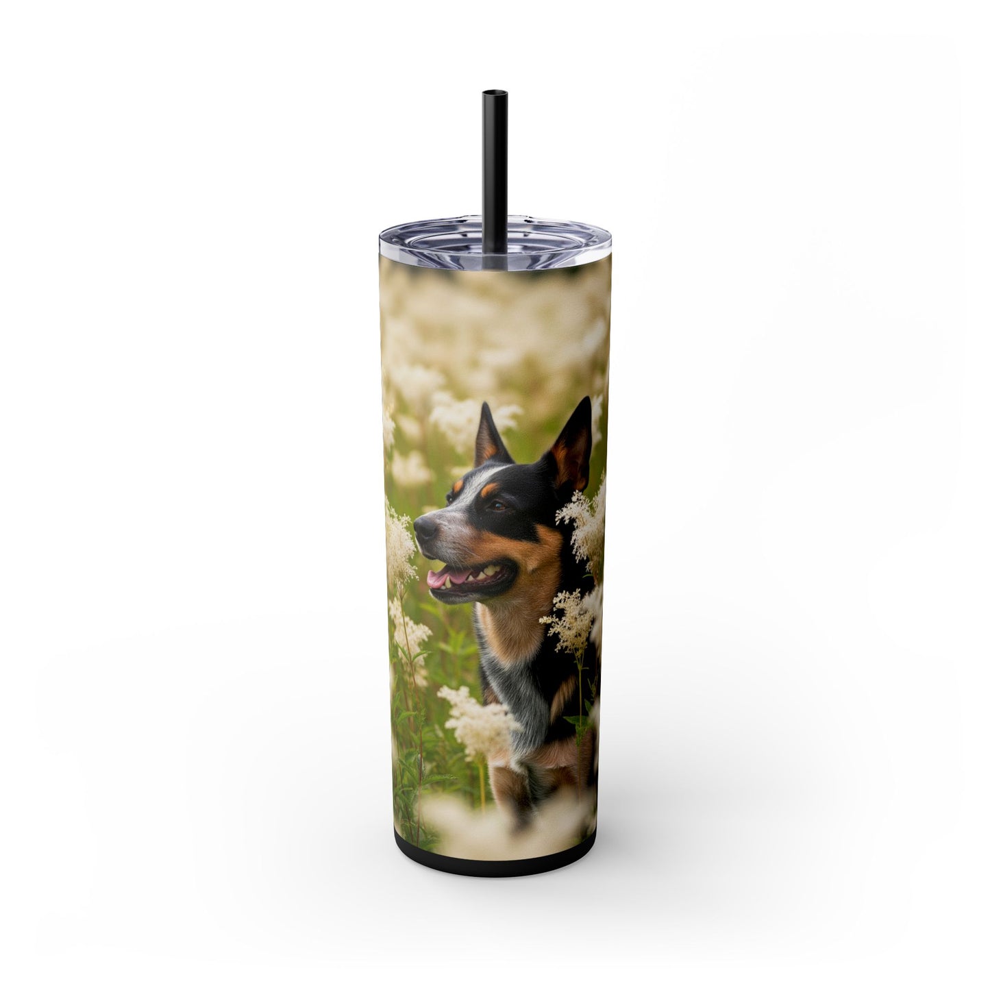 Lancashire Heeler Tumbler with Straw, 20oz