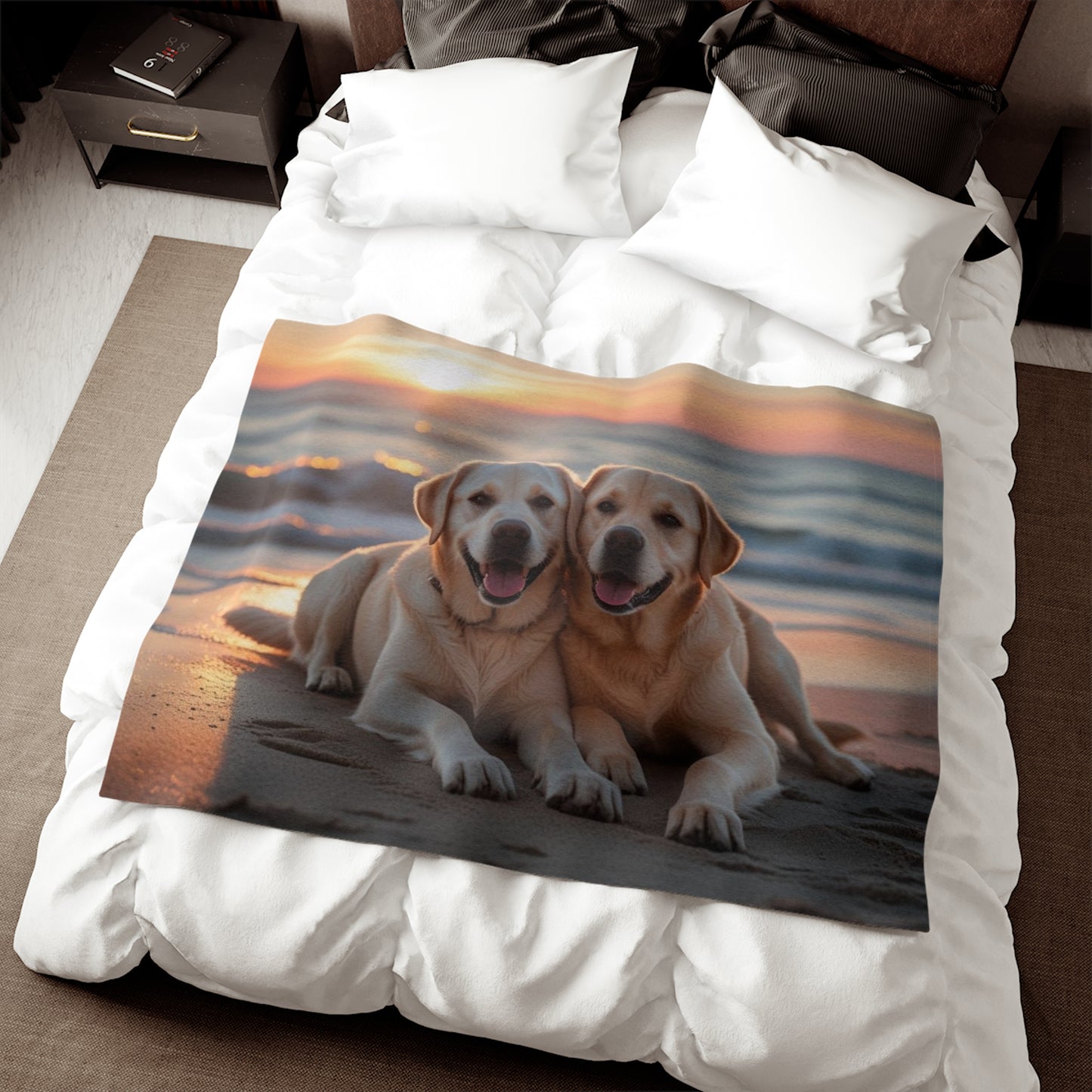 Labrador Retriever Love Sweatshirt Blanket