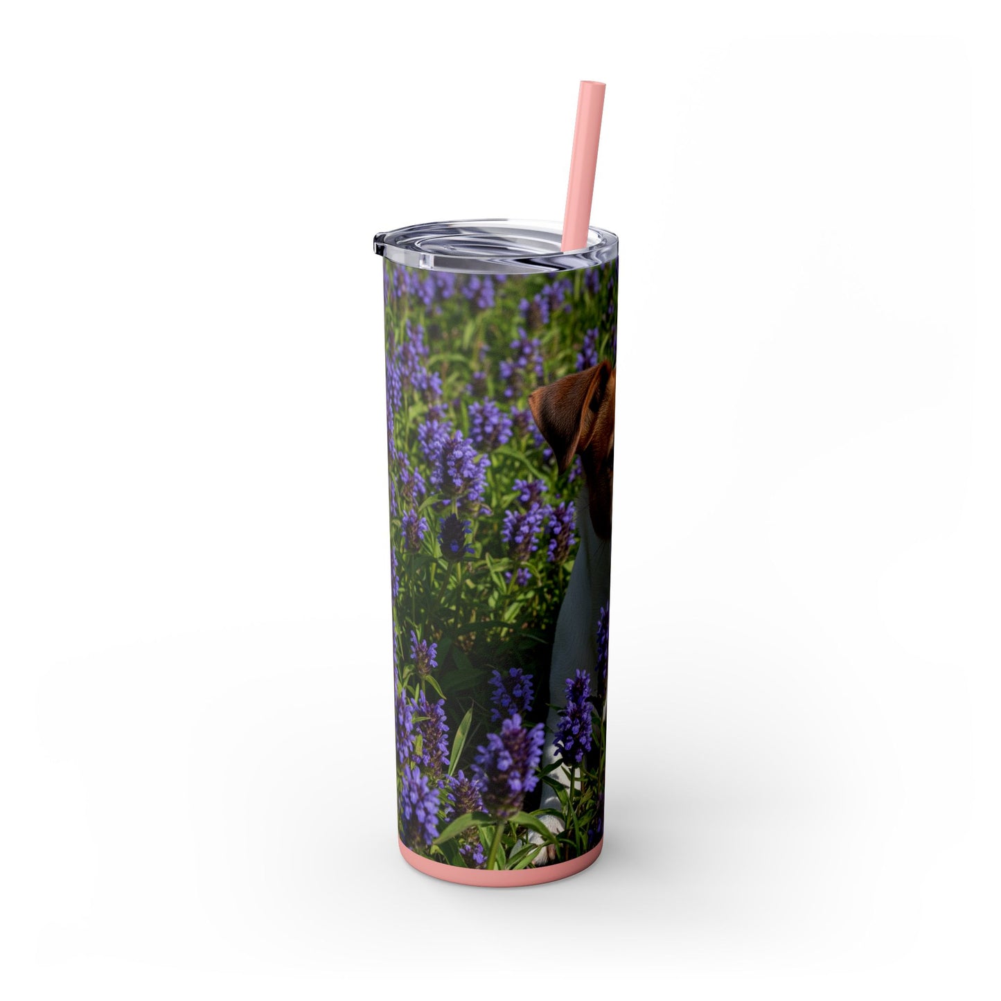 Jack Russell Terrier Tumbler with Straw, 20oz