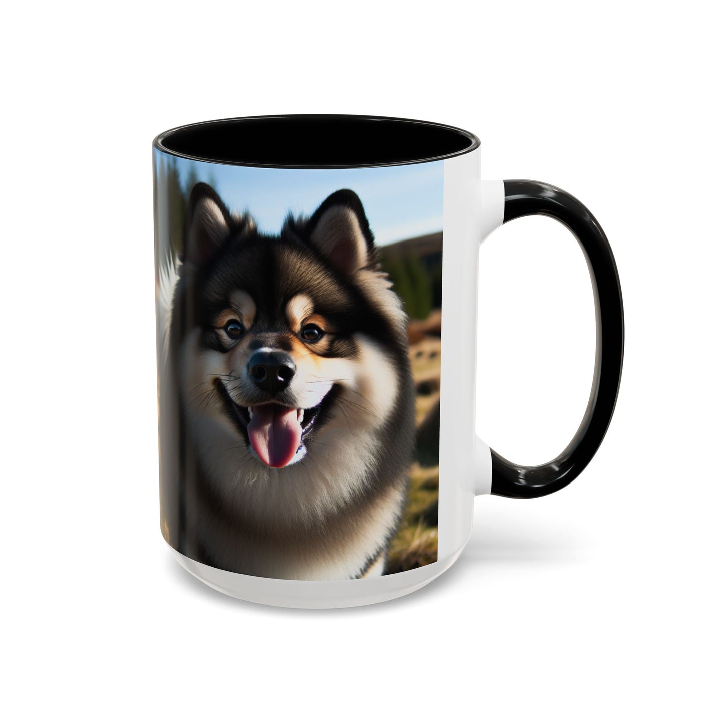 Norwegian Buhund Accent Coffee Mug - Perfect Gift for Dog Lovers