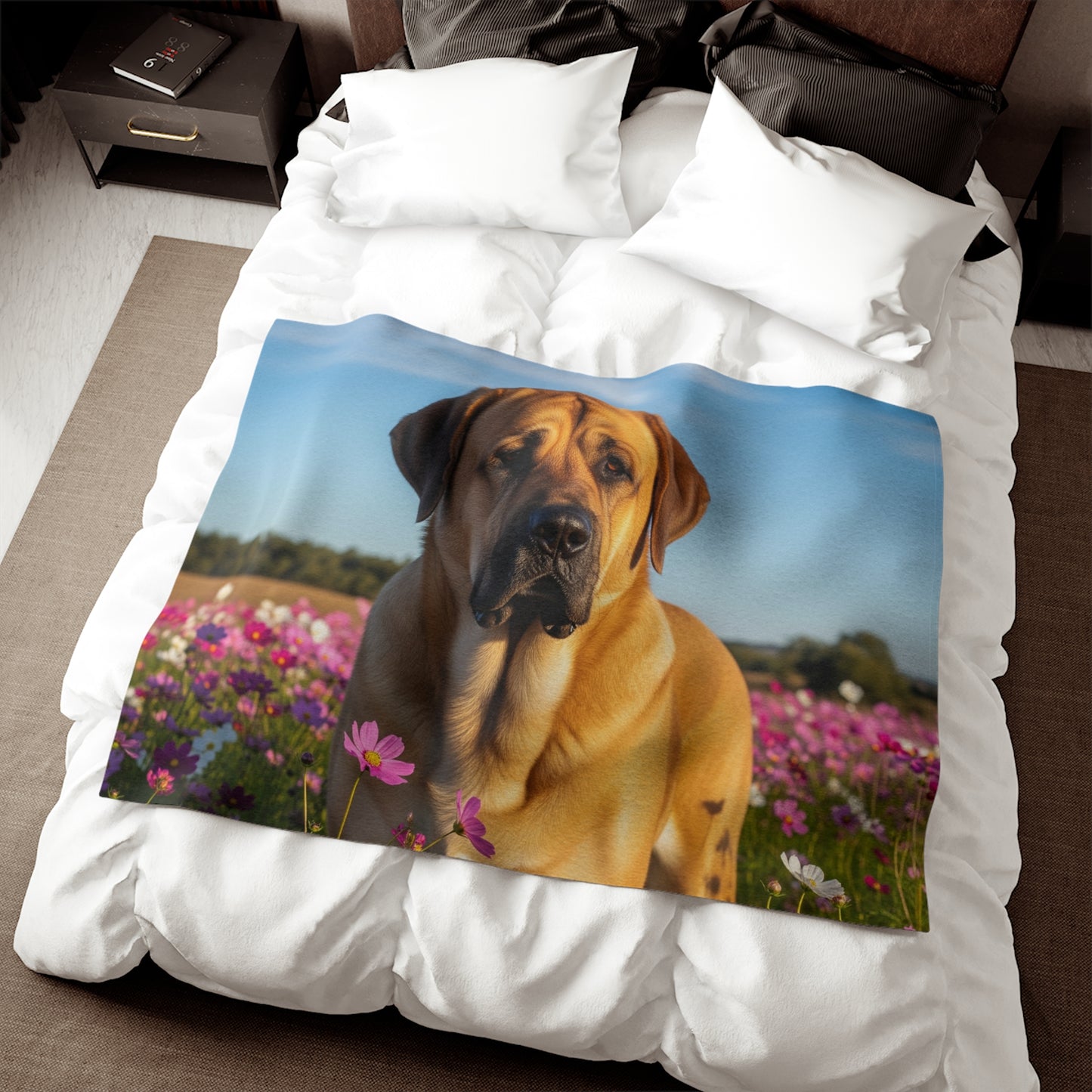 Spanish Mastiff Sweatshirt Blanket