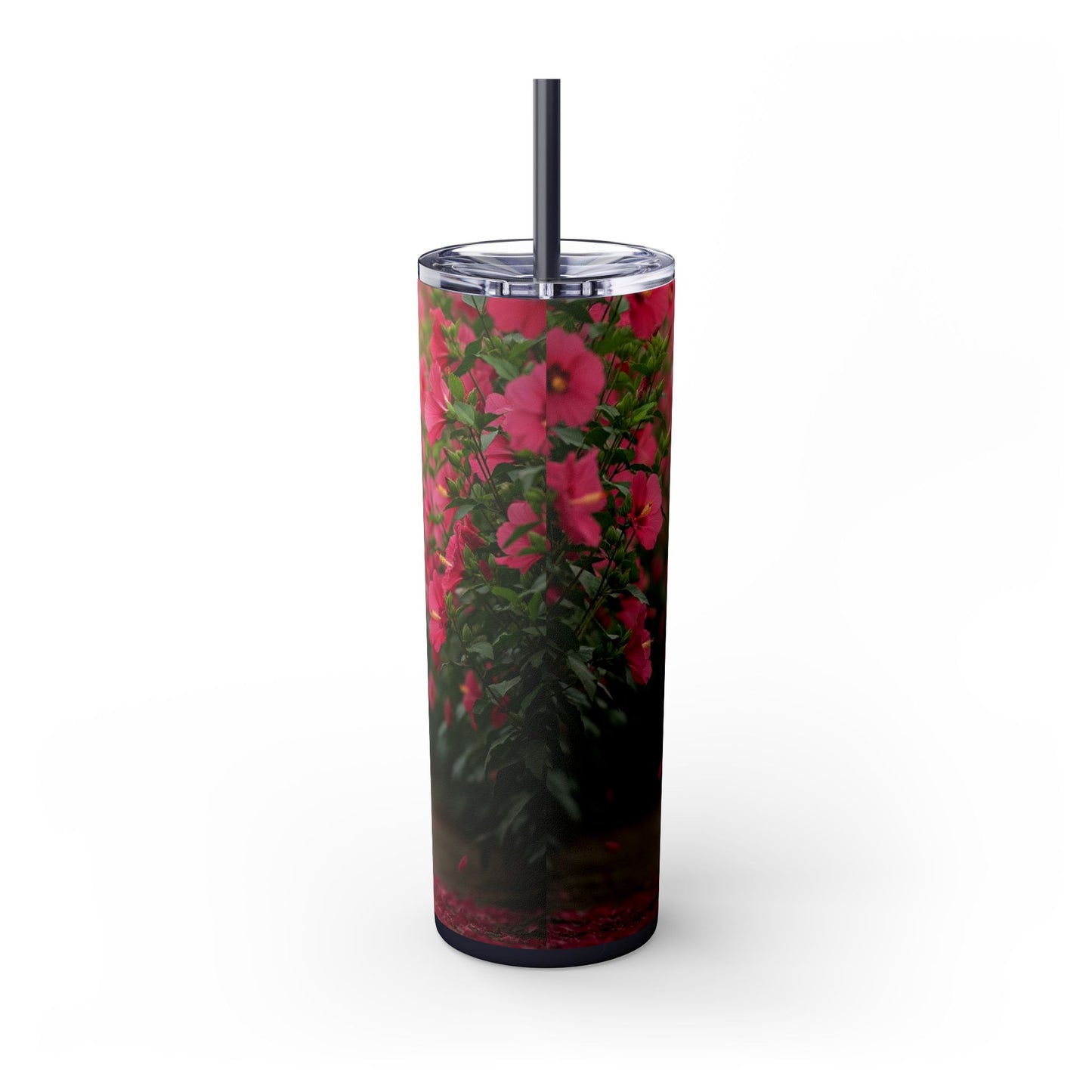 Korean Jindo Dog Tumbler with Straw, 20oz
