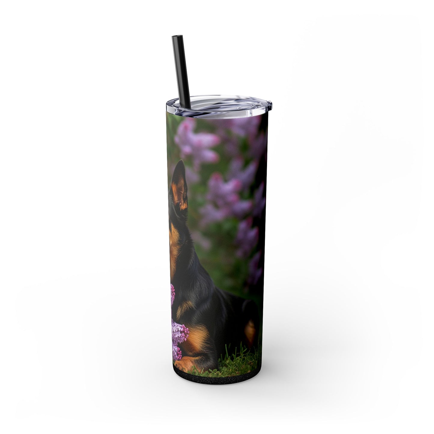 Mudi Skinny Tumbler with Straw, 20oz