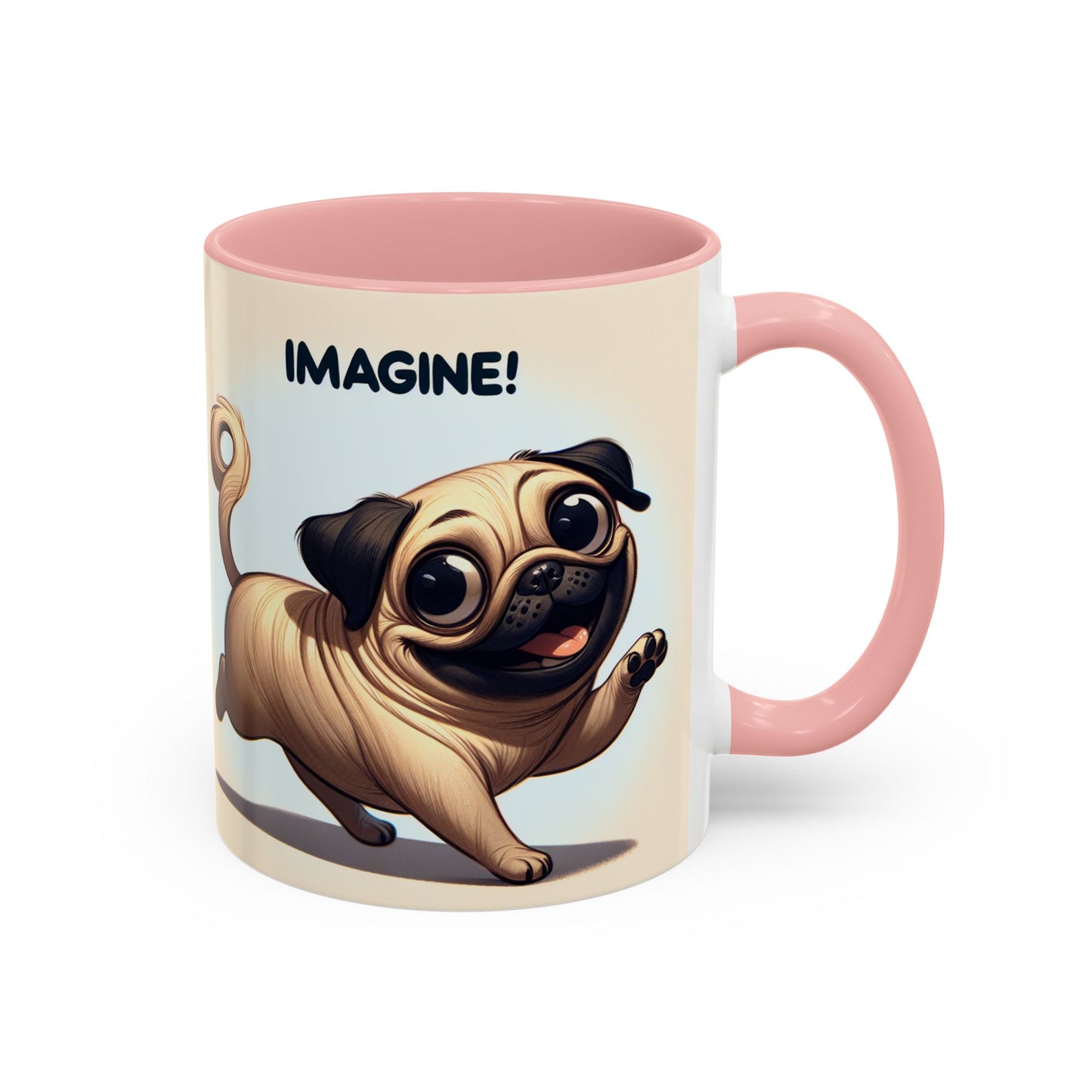 Pug Accent Coffee Mug - Perfect Gift for Dog Lovers