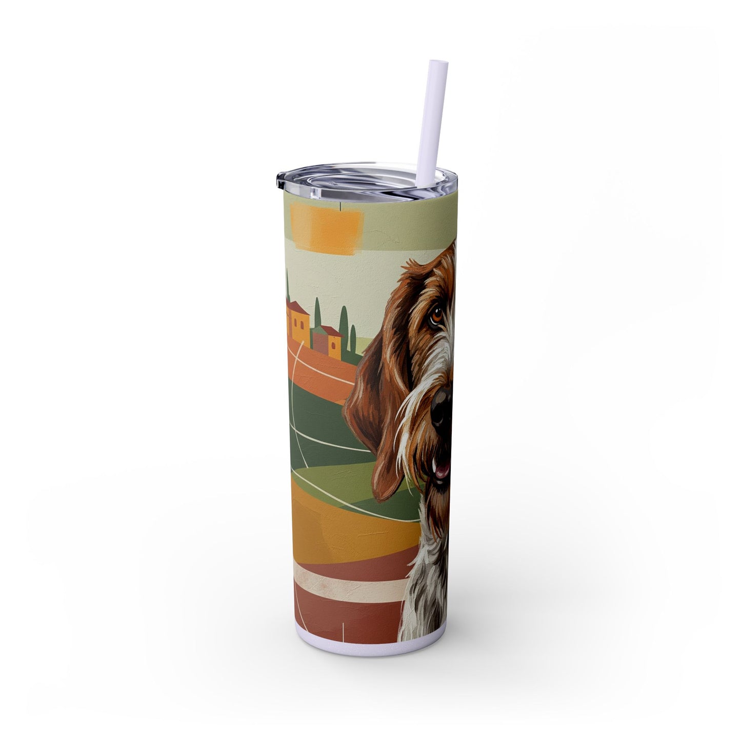 Spinone Italiano Tumbler with Straw, 20oz