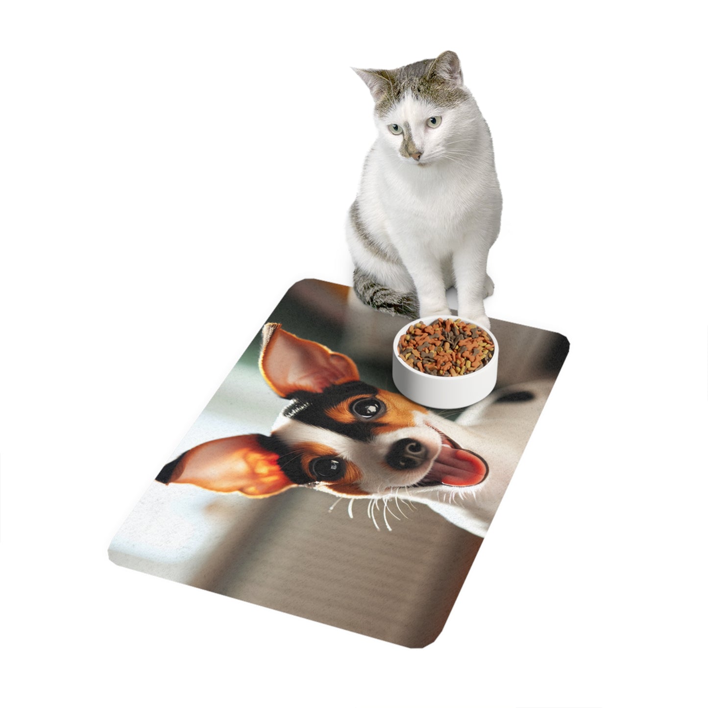 Pet Food Mat (12x18) - Toy Fox Terrier