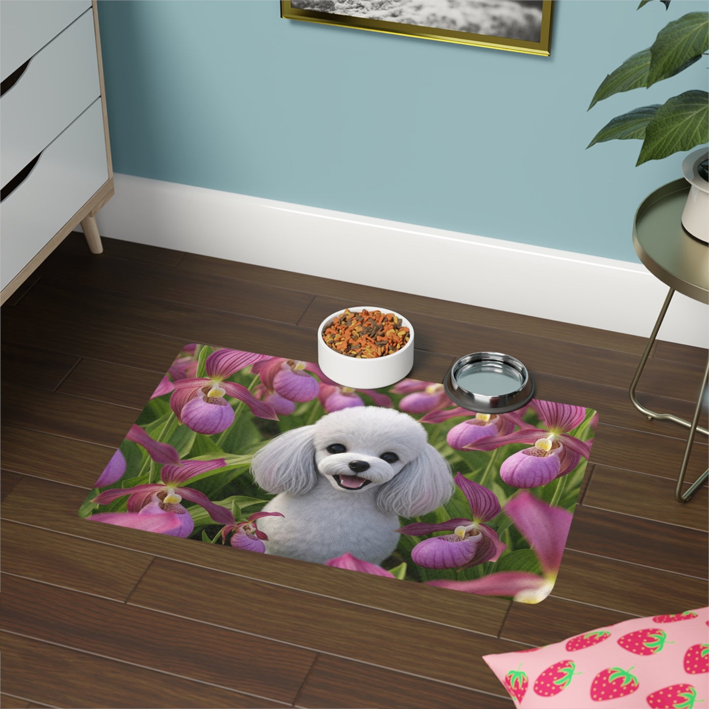 Pet Food Mat (12x18) - Toy Poodle