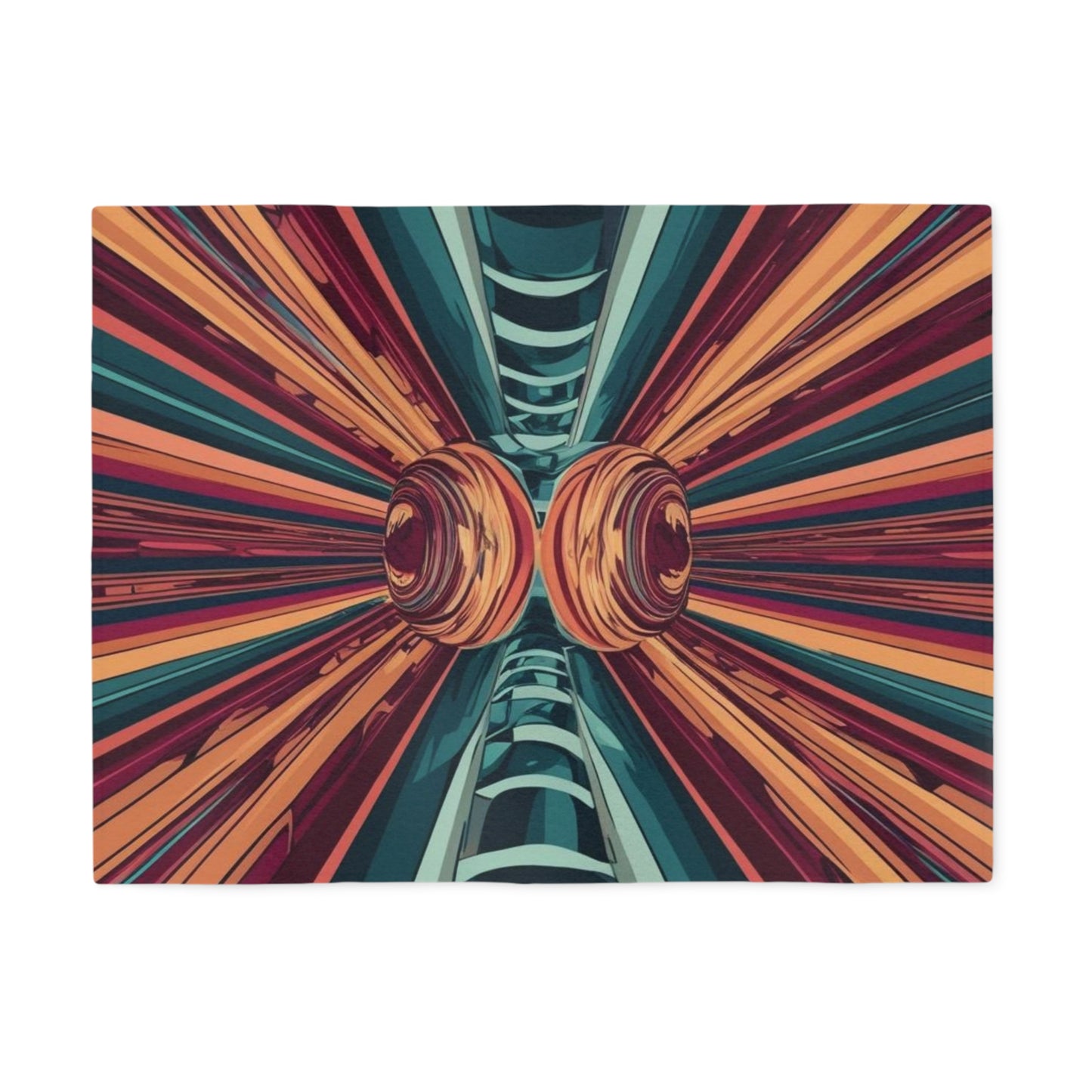 Optical Illusion Sweatshirt Blanket