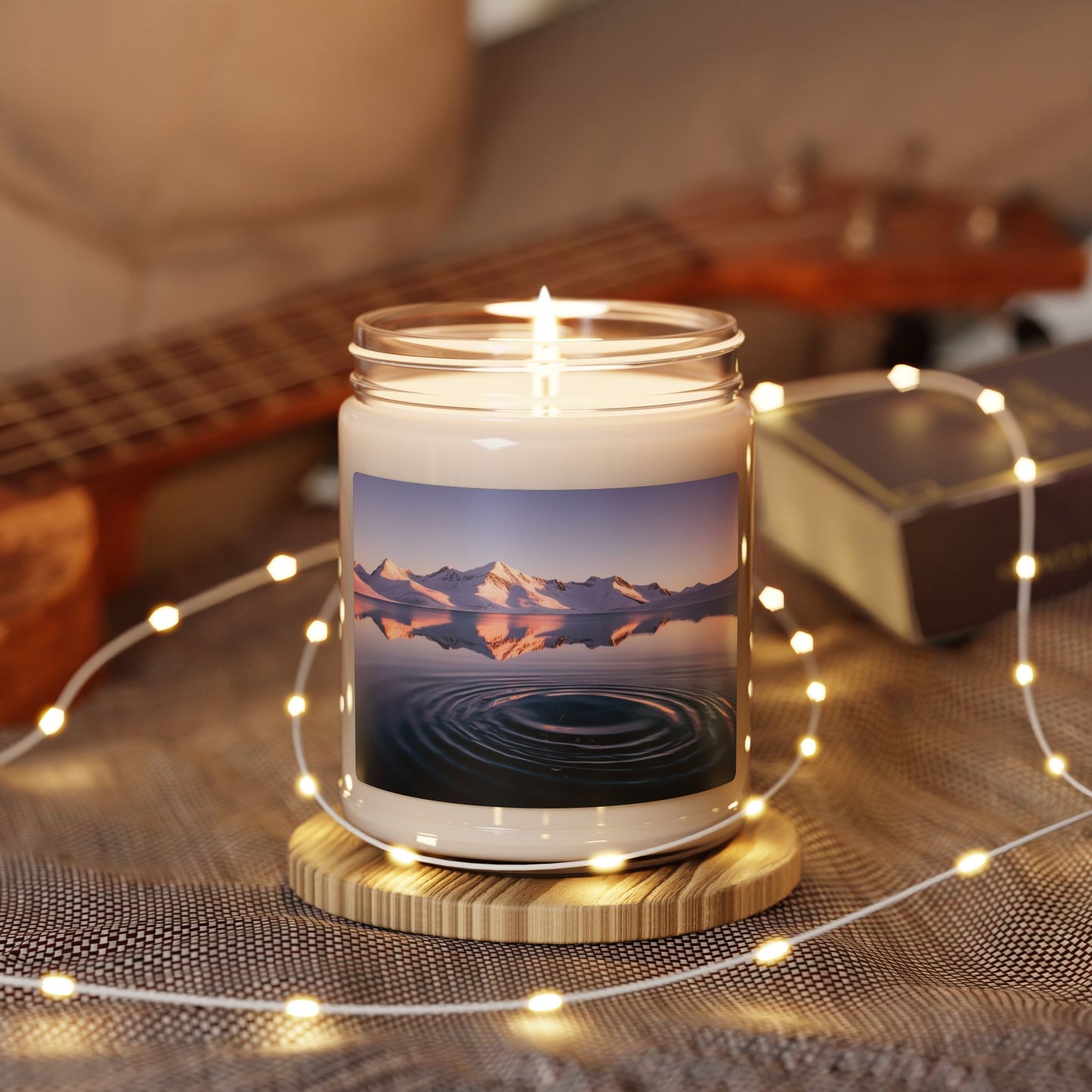 Ripple in a Snowy Mountain Lake- Scented Soy Candle, 9oz