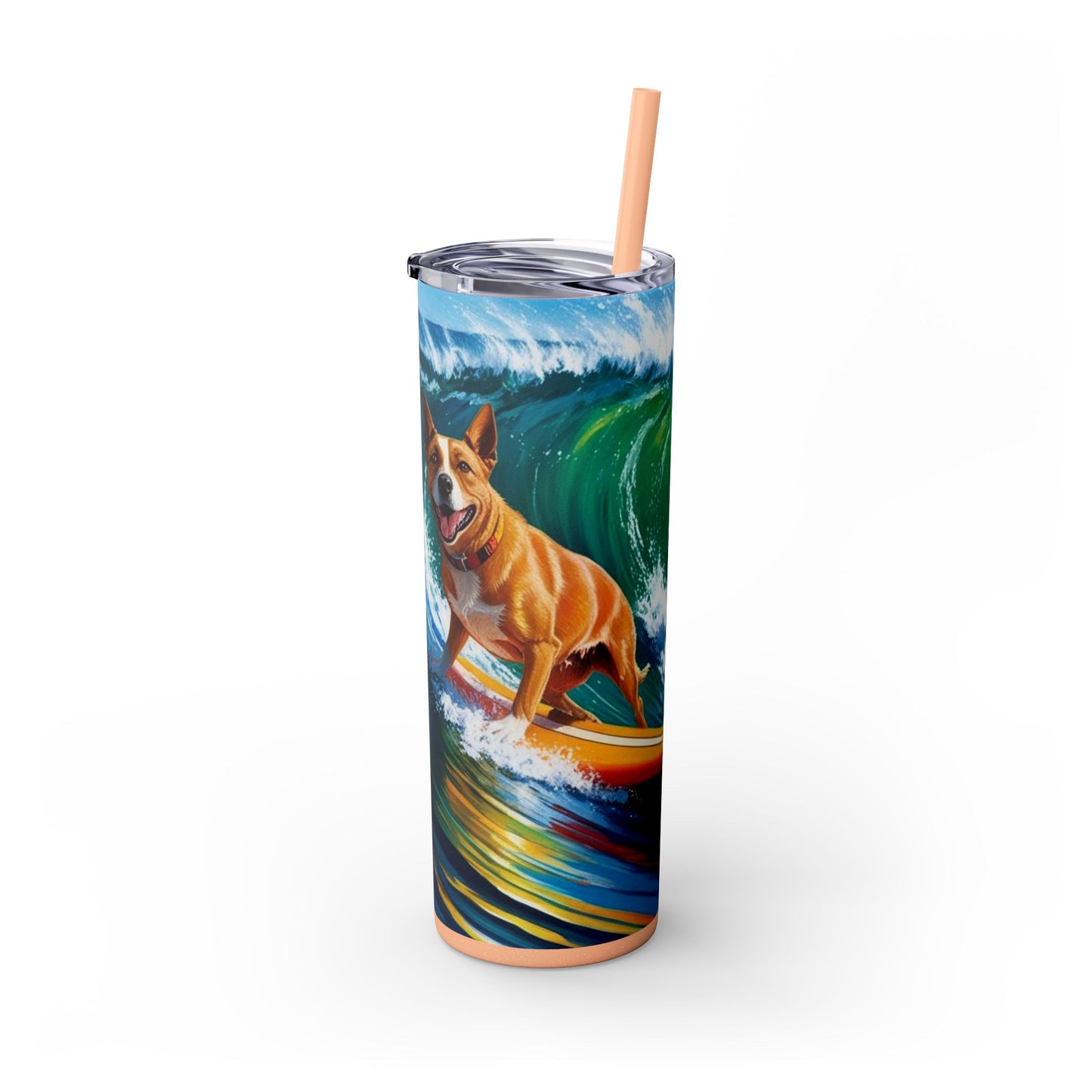 Surf Dogs Tumbler with Straw, 20oz