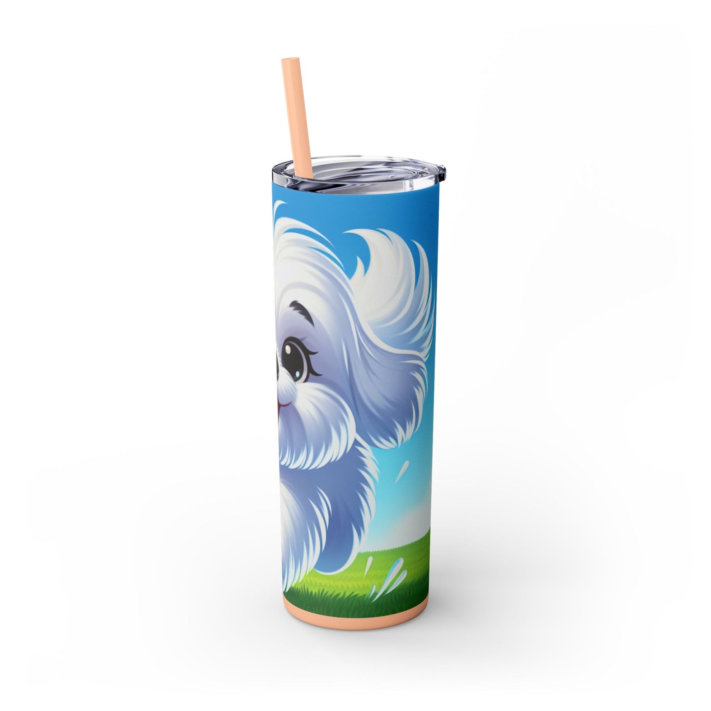 Maltese Tumbler with Straw, 20oz