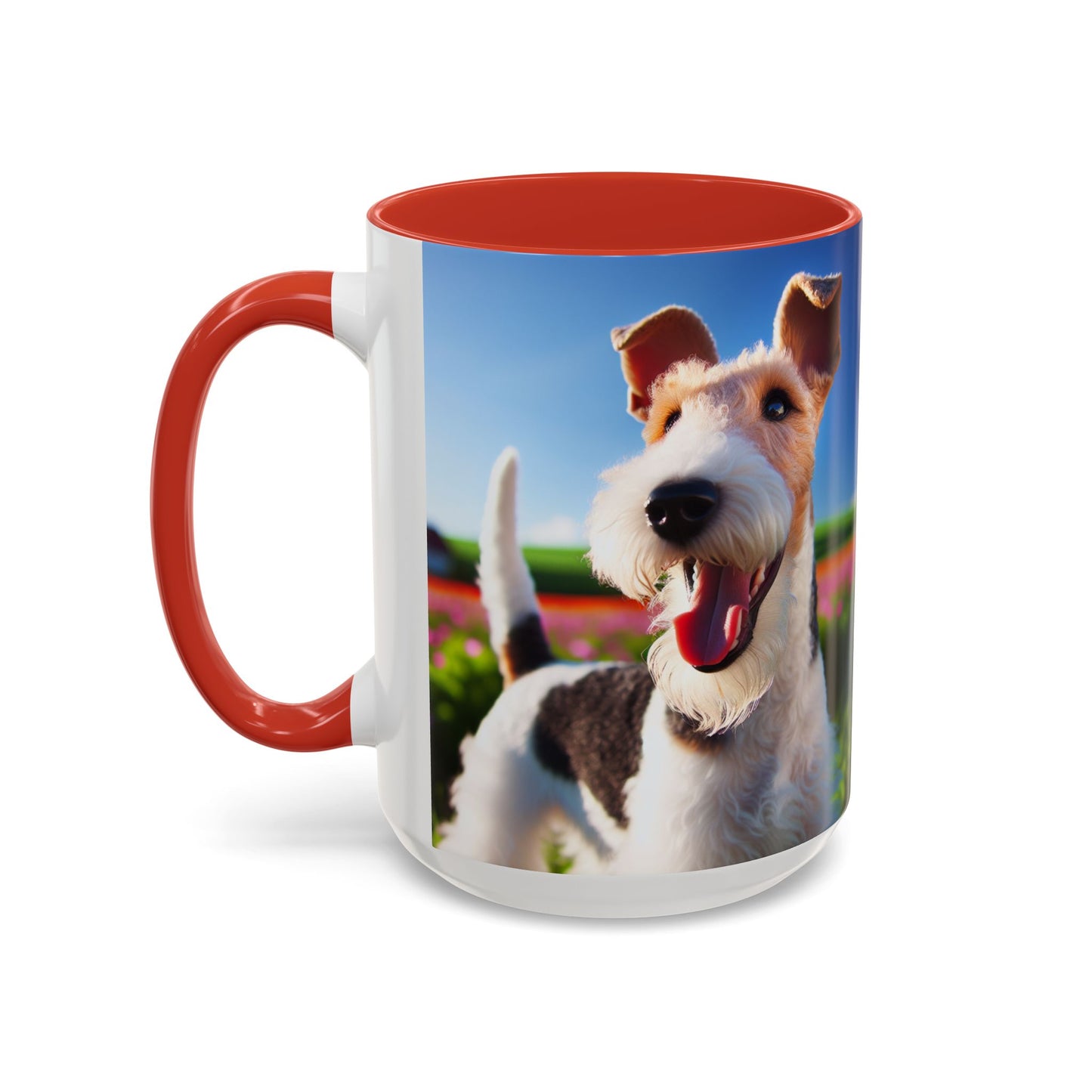 Wire Fox Terrier Accent Coffee Mug - Perfect Gift for Dog Lovers