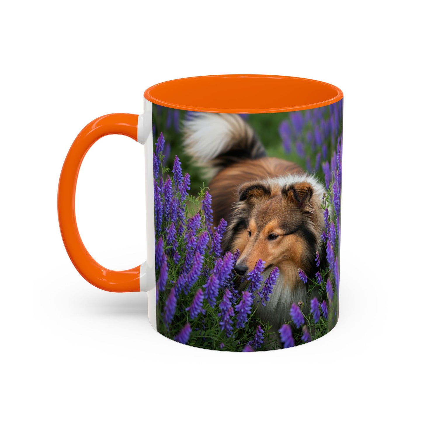 Shetland Sheepdog Accent Coffee Mug - Perfect Gift for Dog Lovers