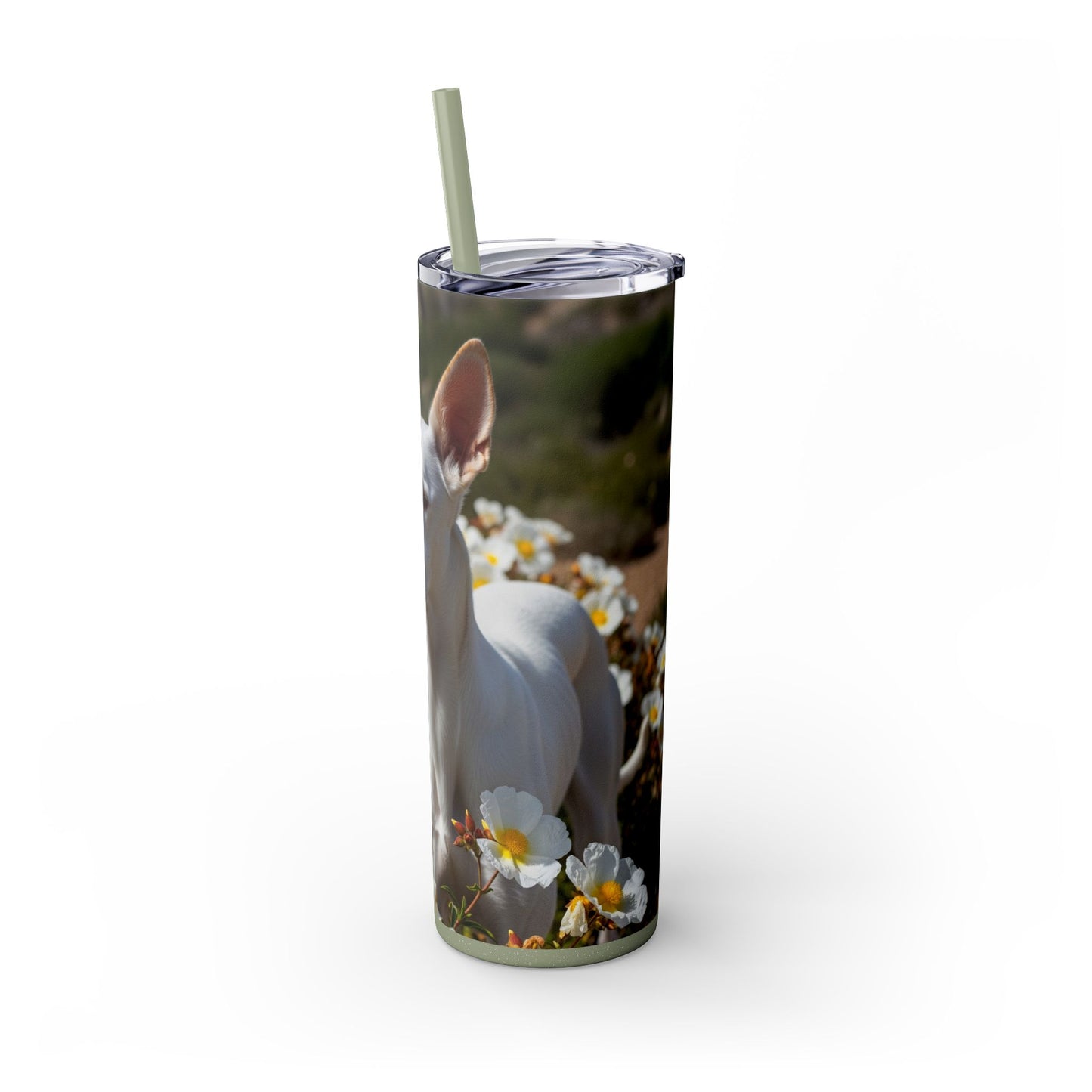 Ibizan Hound Tumbler with Straw, 20oz