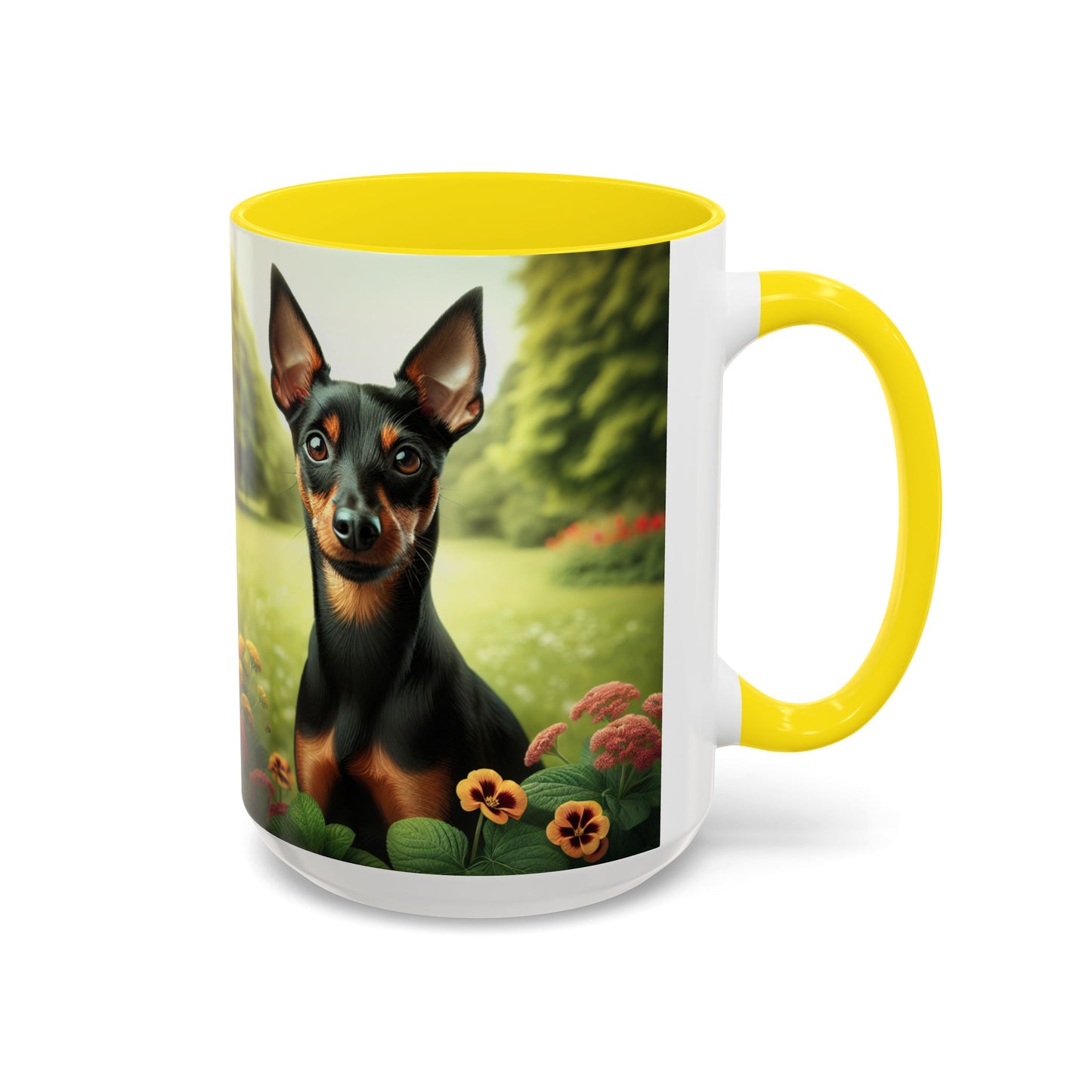Manchester Terrier Accent Coffee Mug - Perfect Gift for Dog Lovers