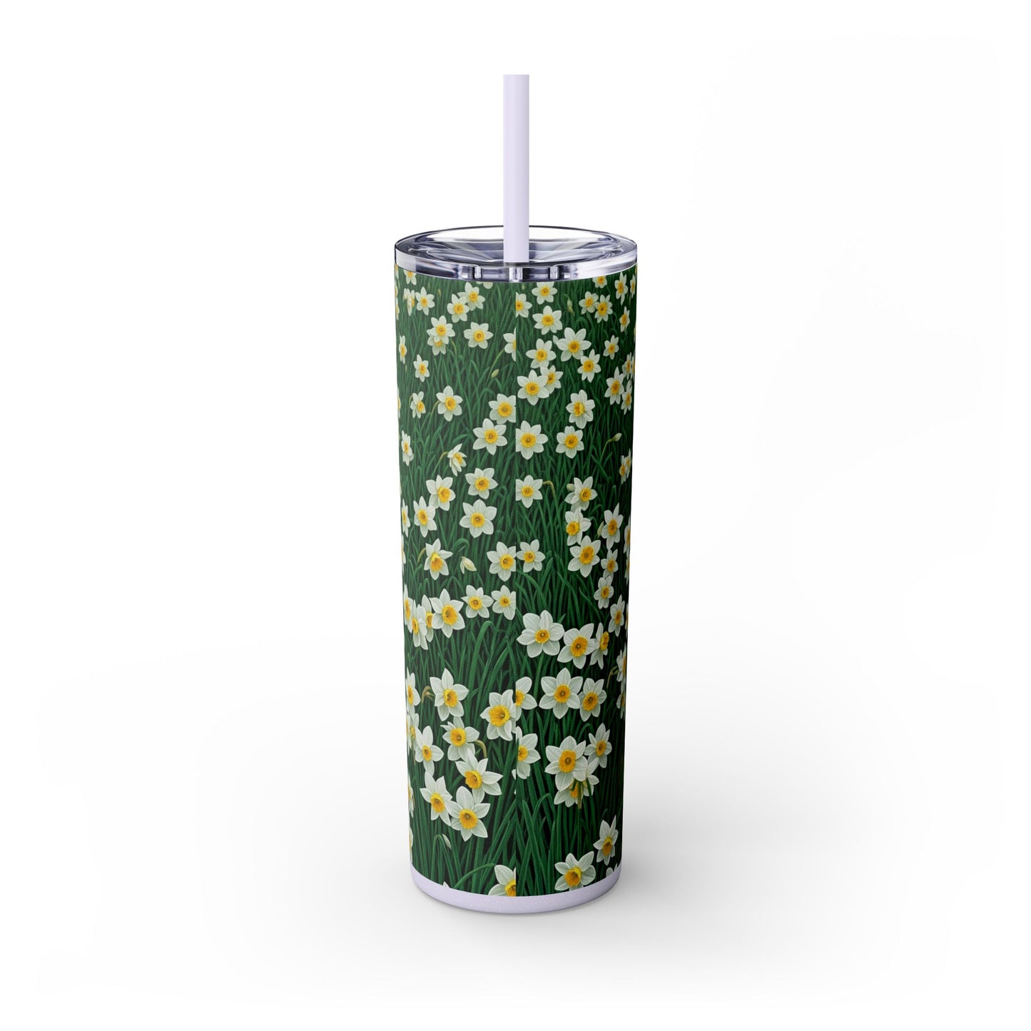Porcelaine Tumbler with Straw, 20oz