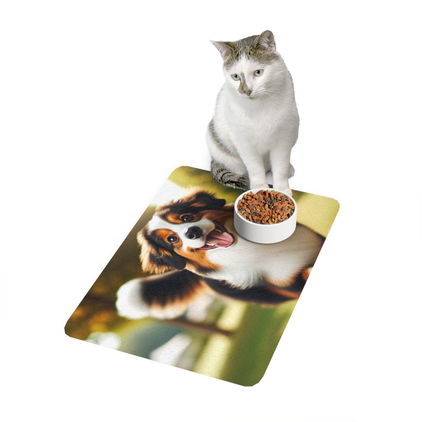Pet Food Mat (12x18) - Miniature American Shepherd