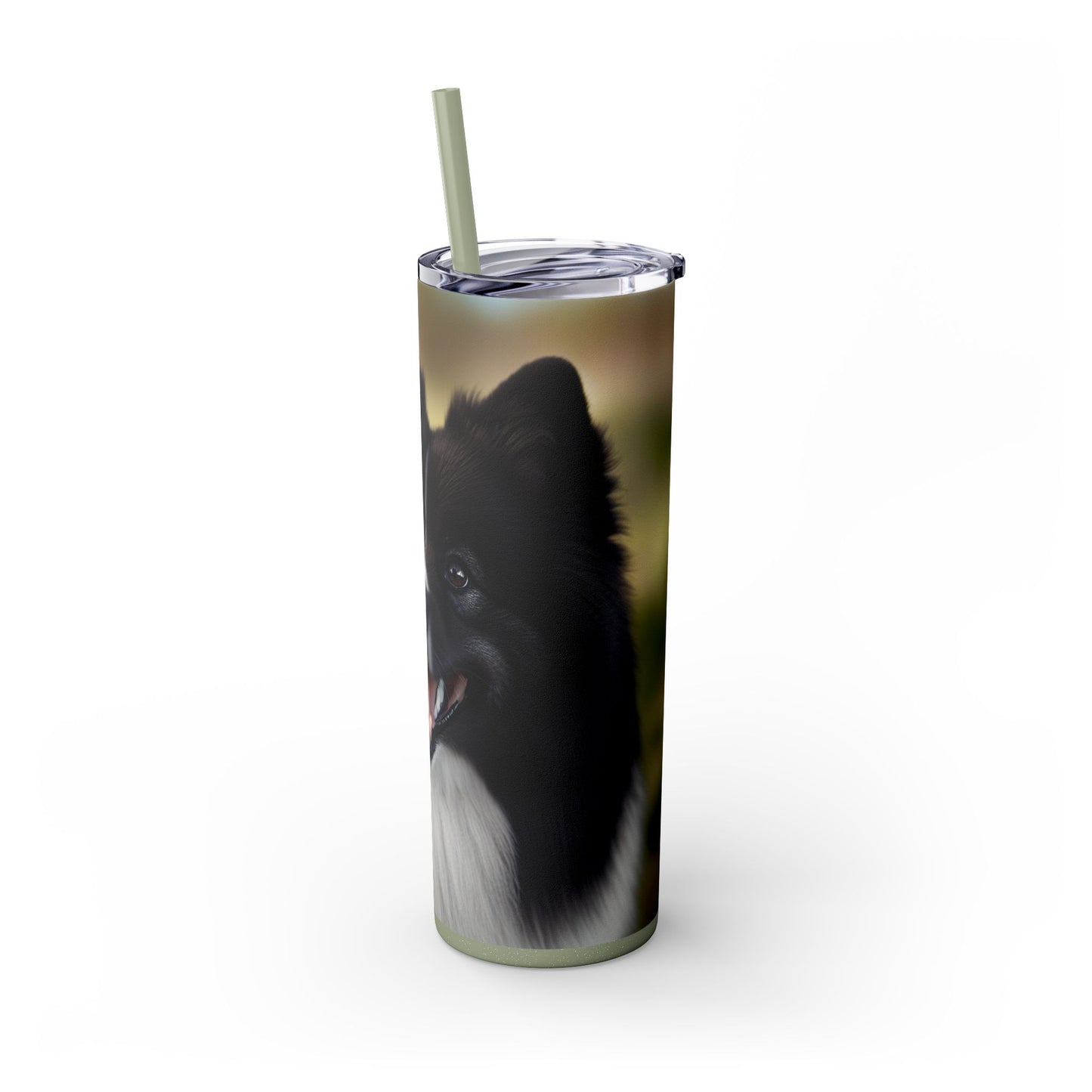Karelian Bear Dog Tumbler with Straw, 20oz